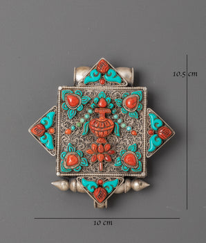 Spiritual Ghau Box Amulet Locket | Jewelry for Protection and Prosperity