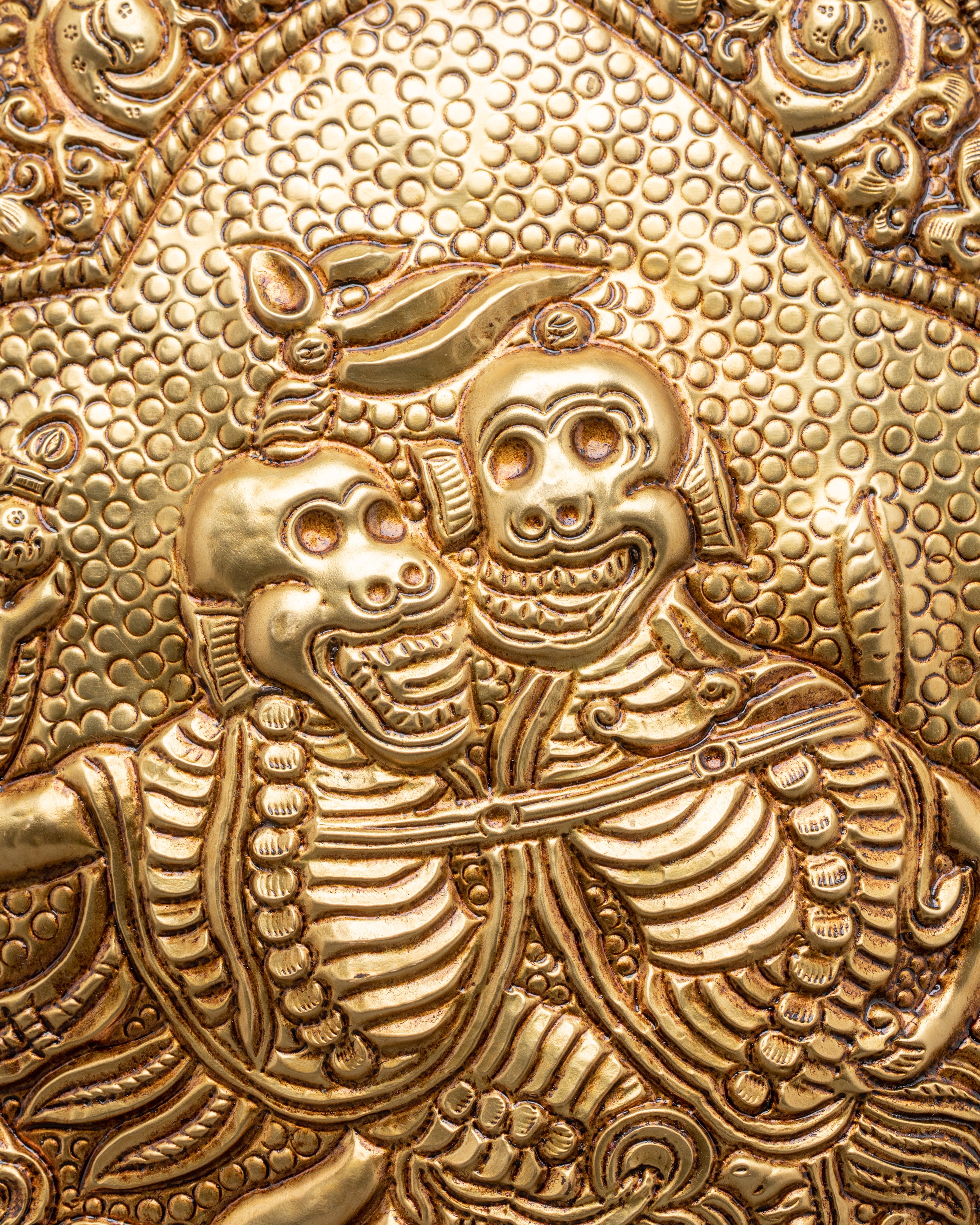 Skeleton Deity Chitipati Wall Hanging | The Lord of the Cremation Grounds