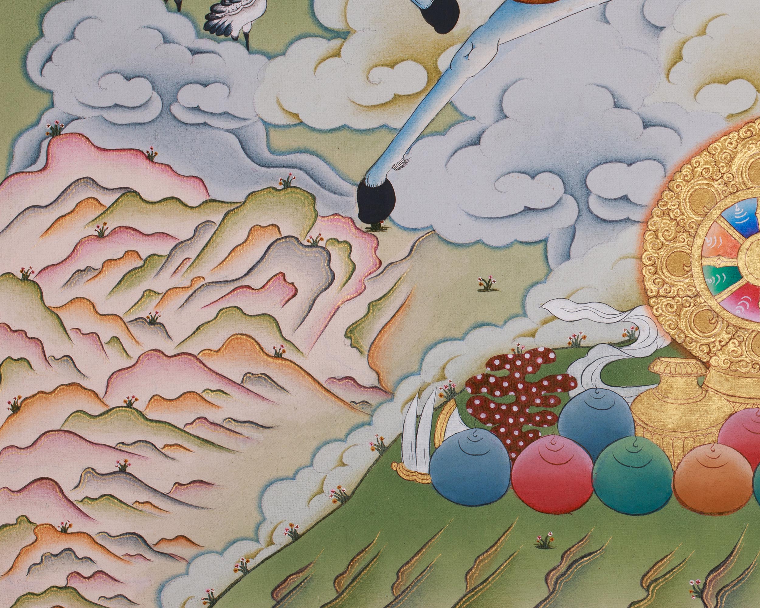 Achi Chokyi Drolma Art | Dharma Protector | Divine Thangka
