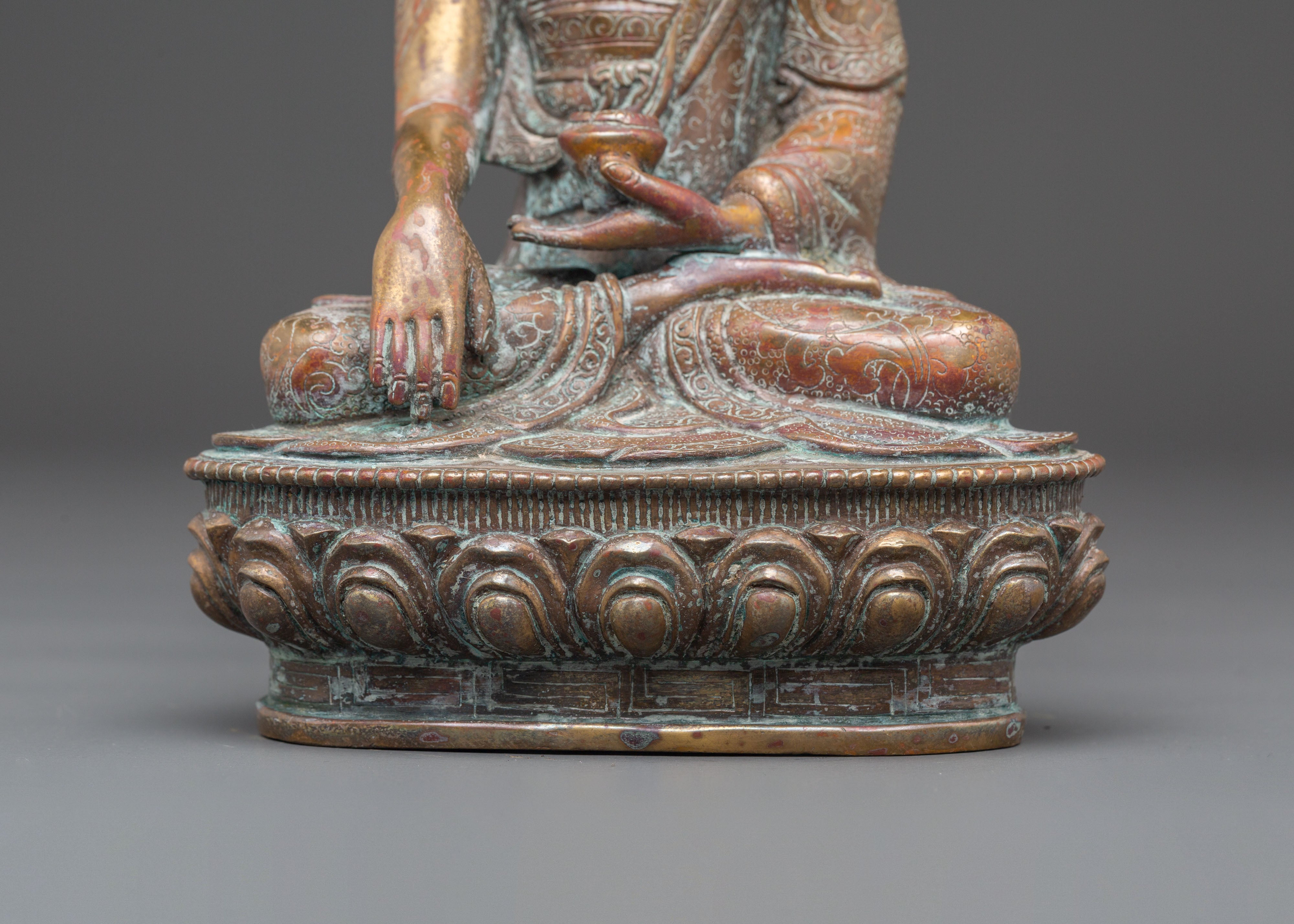 Handmade Tibetan Statue of Shakyamuni Buddha | Symbol of Enlightenment