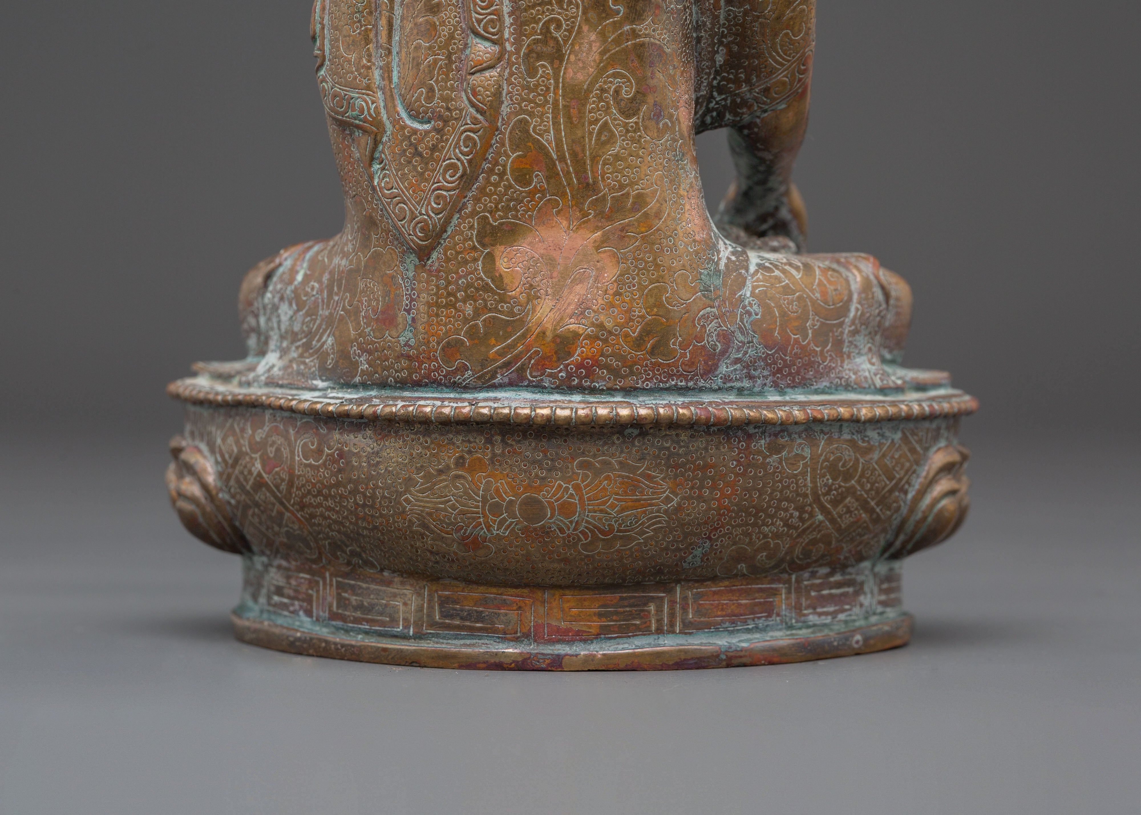 Handmade Tibetan Statue of Shakyamuni Buddha | Symbol of Enlightenment