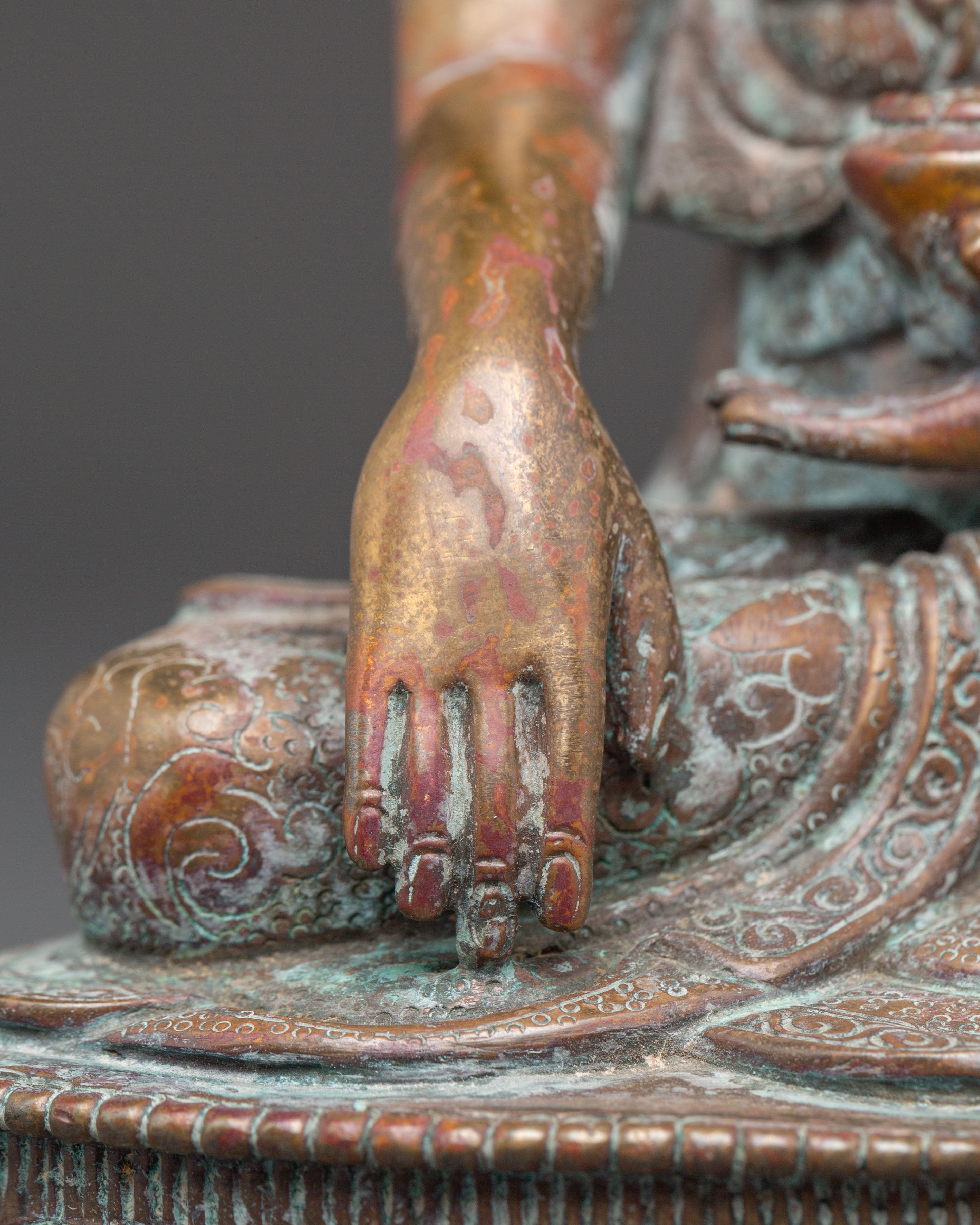 Handmade Tibetan Statue of Shakyamuni Buddha | Symbol of Enlightenment