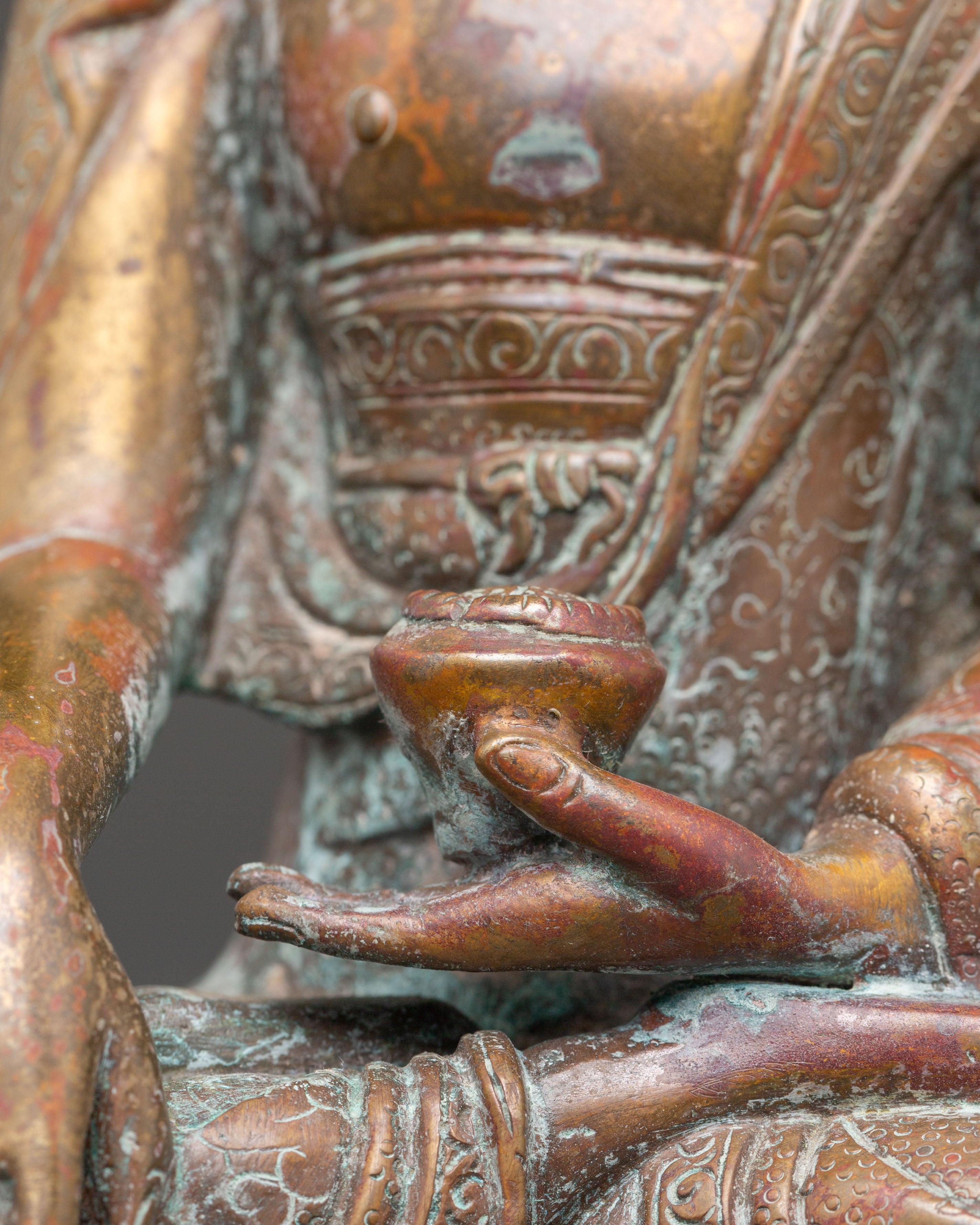 Handmade Tibetan Statue of Shakyamuni Buddha | Symbol of Enlightenment