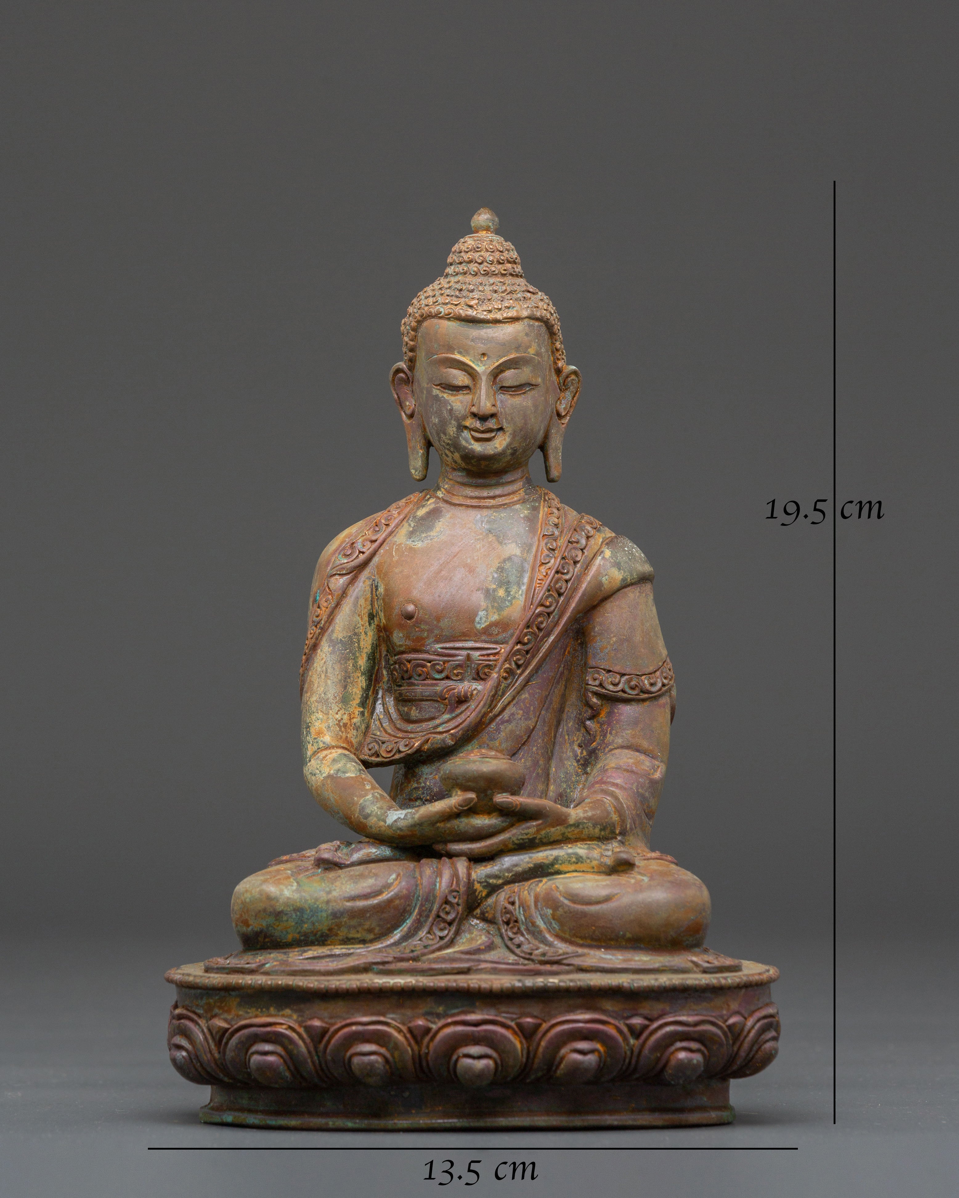Handcrafted Statue of Amitabha Buddha | Buddha of Universal Compassion