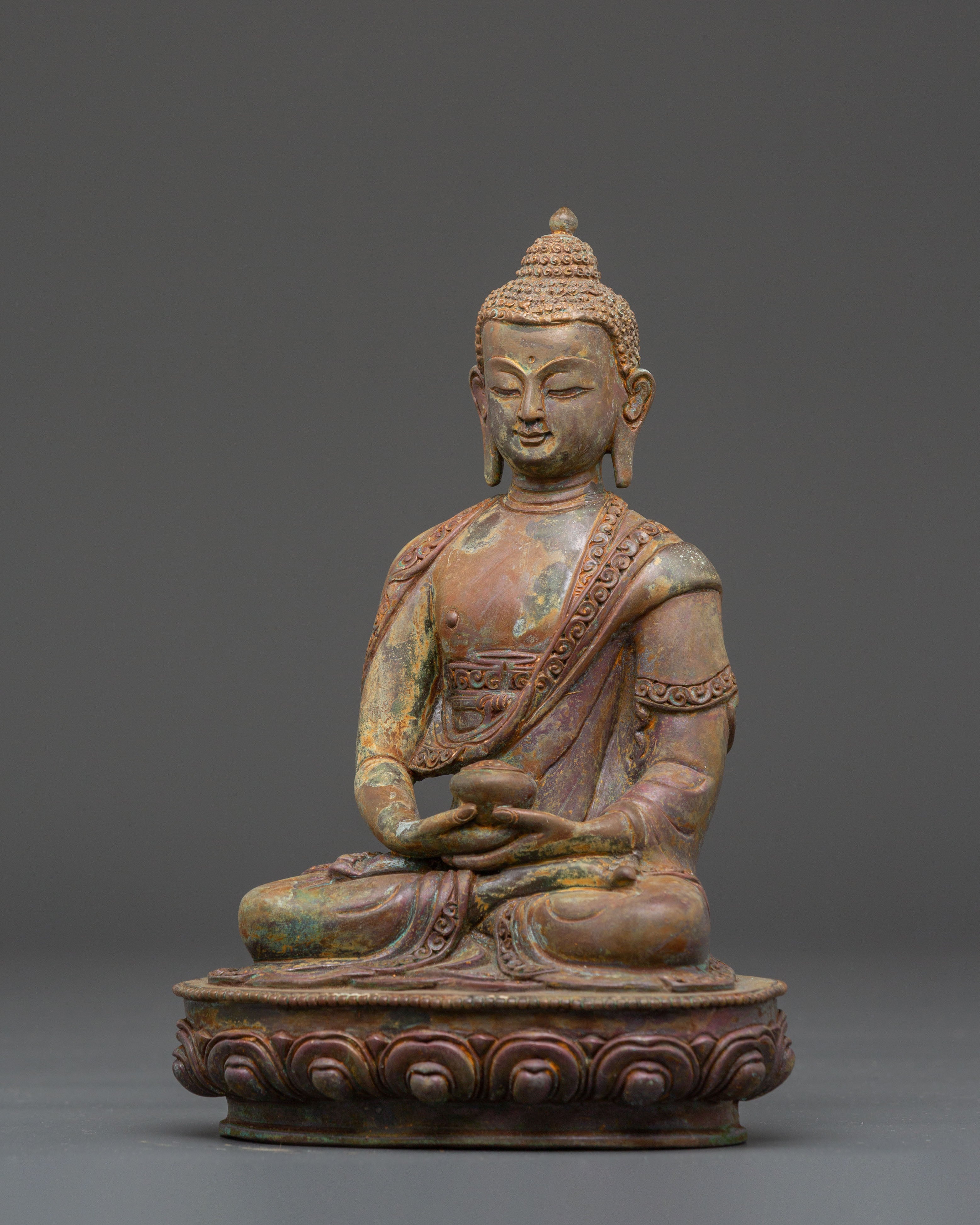 Handcrafted Statue of Amitabha Buddha | Buddha of Universal Compassion