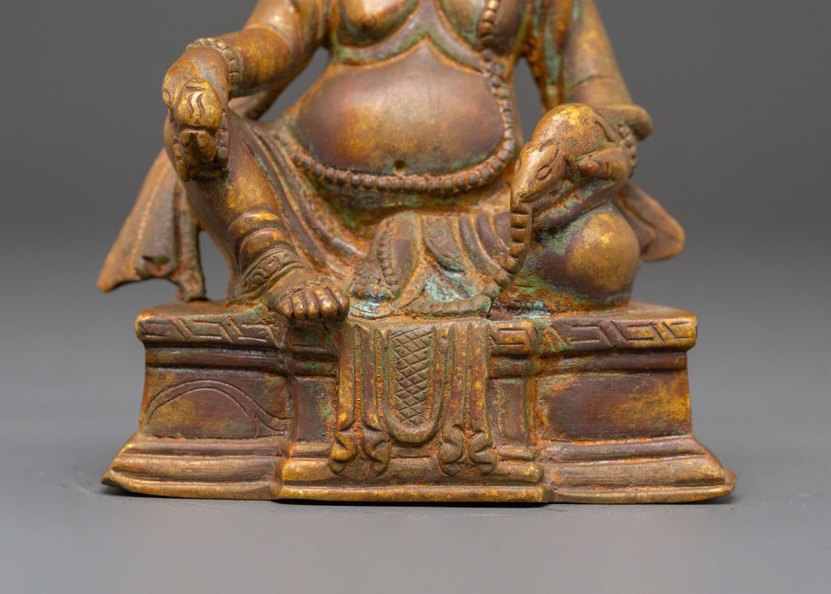 Buddhist Wealth Lord Dzambhala Statue | Symbol of Prosperity and Abundance