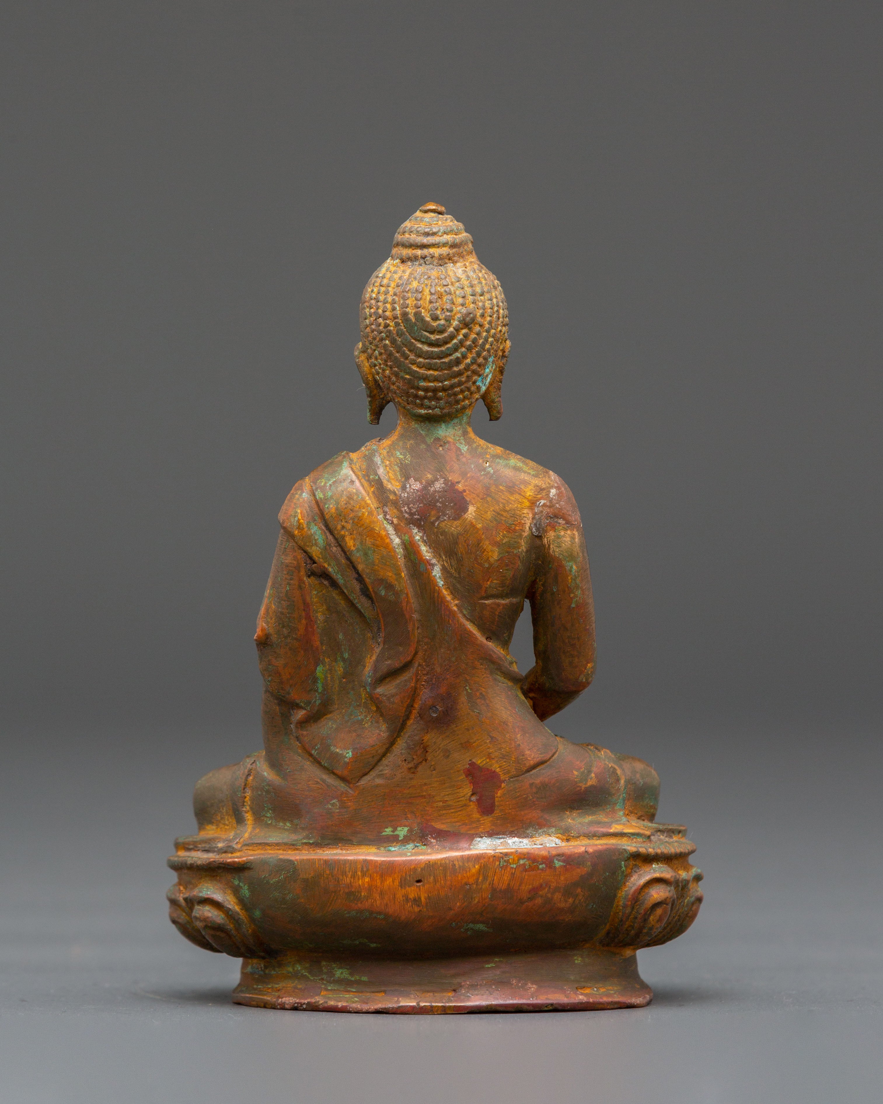 Himalayan Copper Amitabha Buddha Statue | Symbol of Light & Wisdom