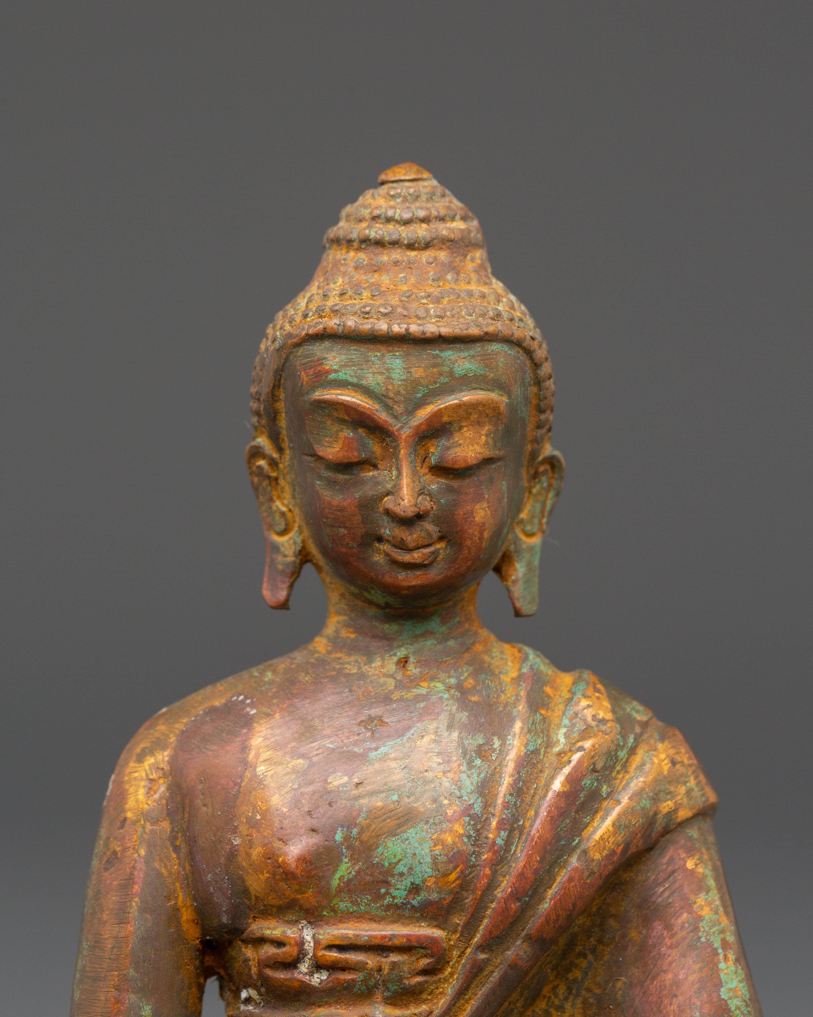 Himalayan Copper Amitabha Buddha Statue | Symbol of Light & Wisdom