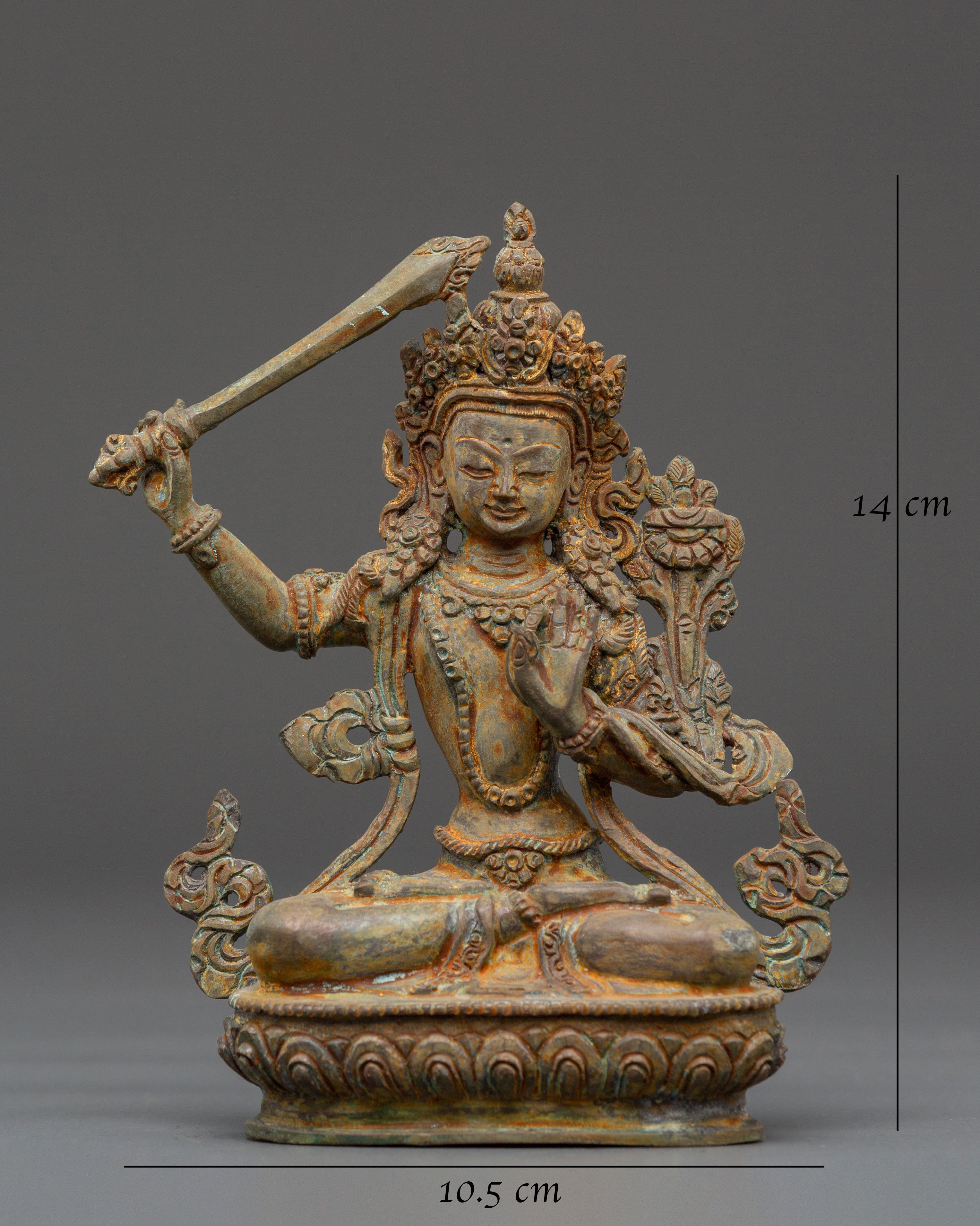 Sacred Statue of Manjushri  | Symbol of Fearlessness