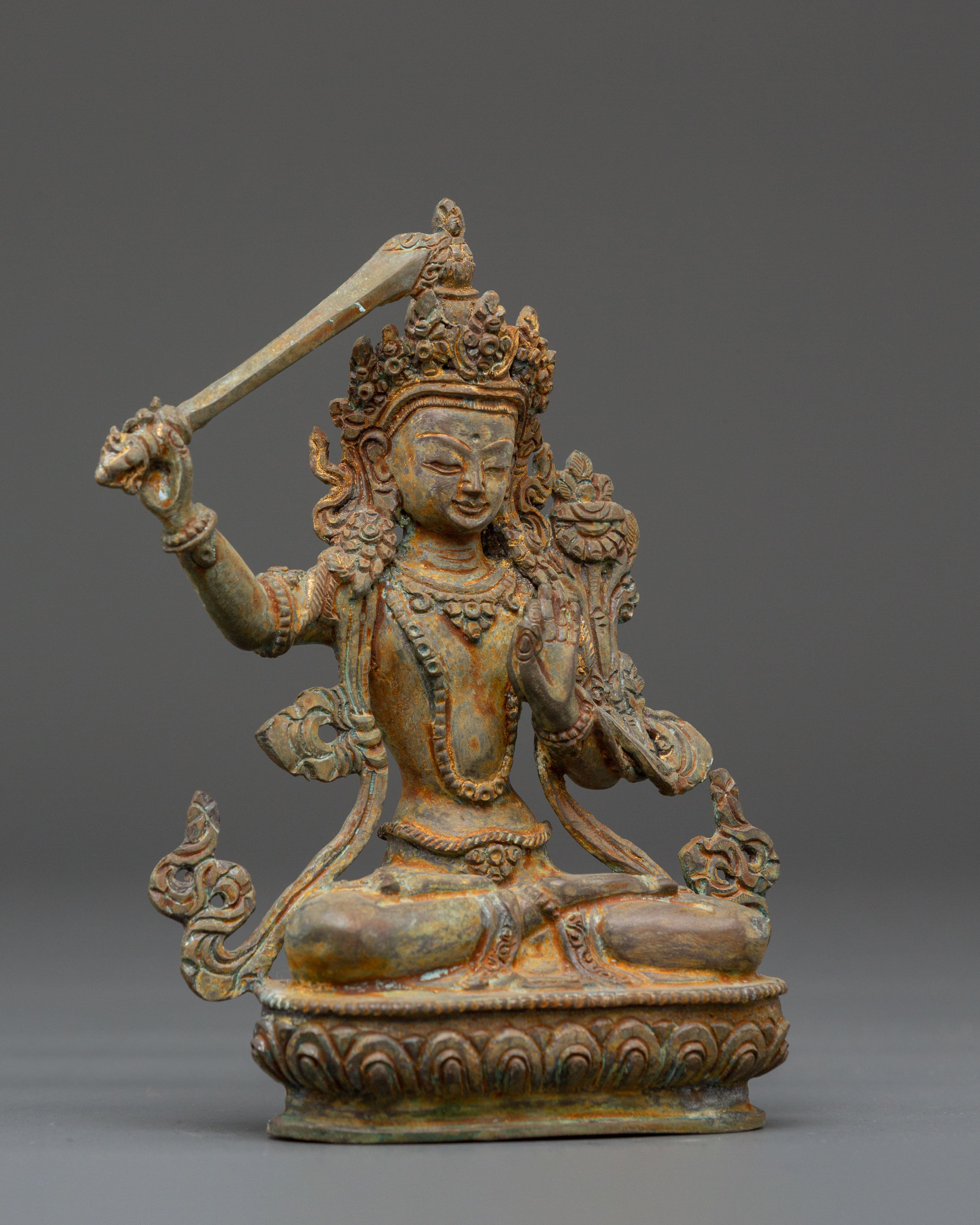 Sacred Statue of Manjushri  | Symbol of Fearlessness