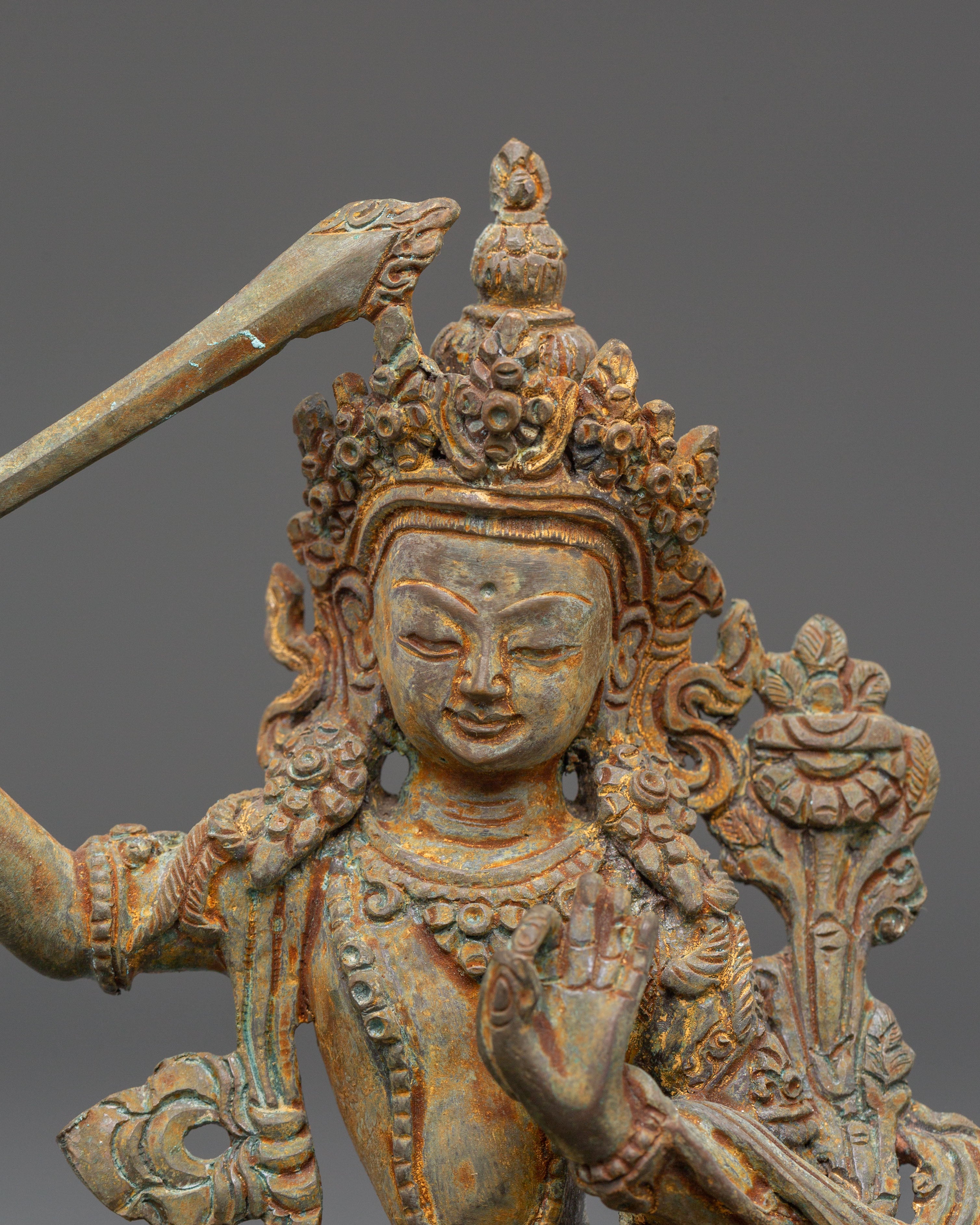 Sacred Statue of Manjushri  | Symbol of Fearlessness