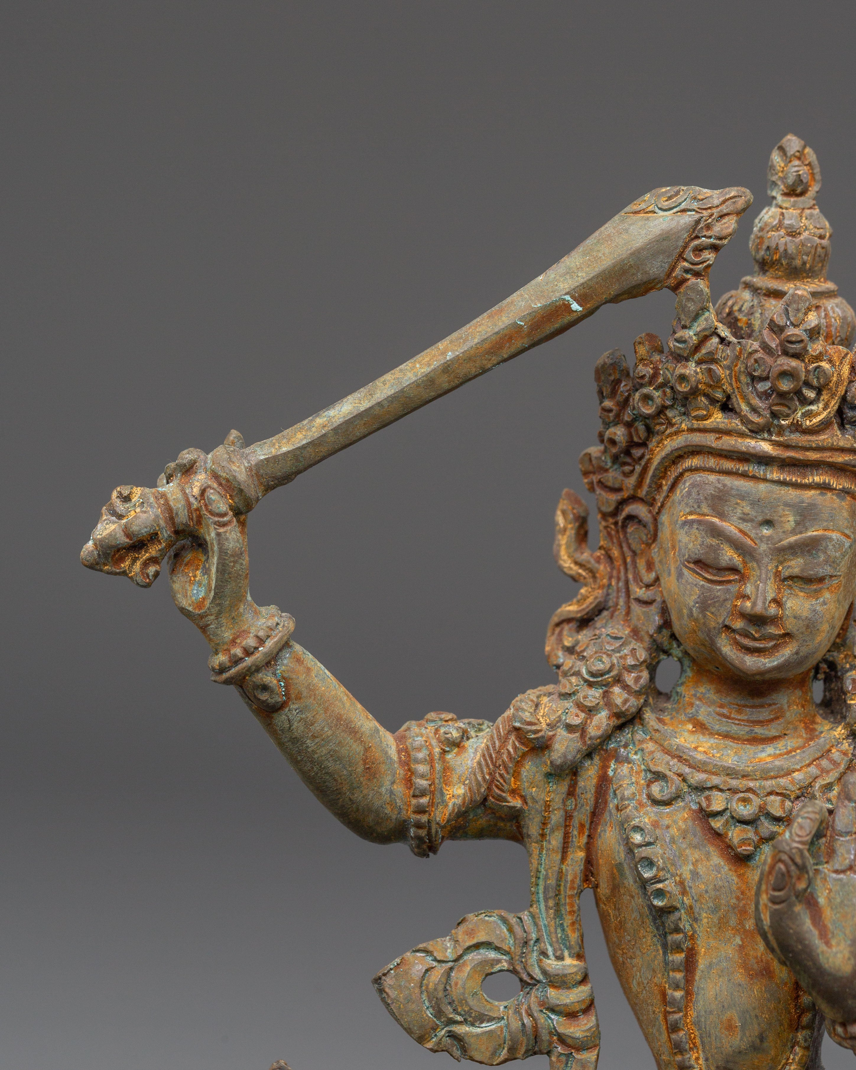 Sacred Statue of Manjushri  | Symbol of Fearlessness