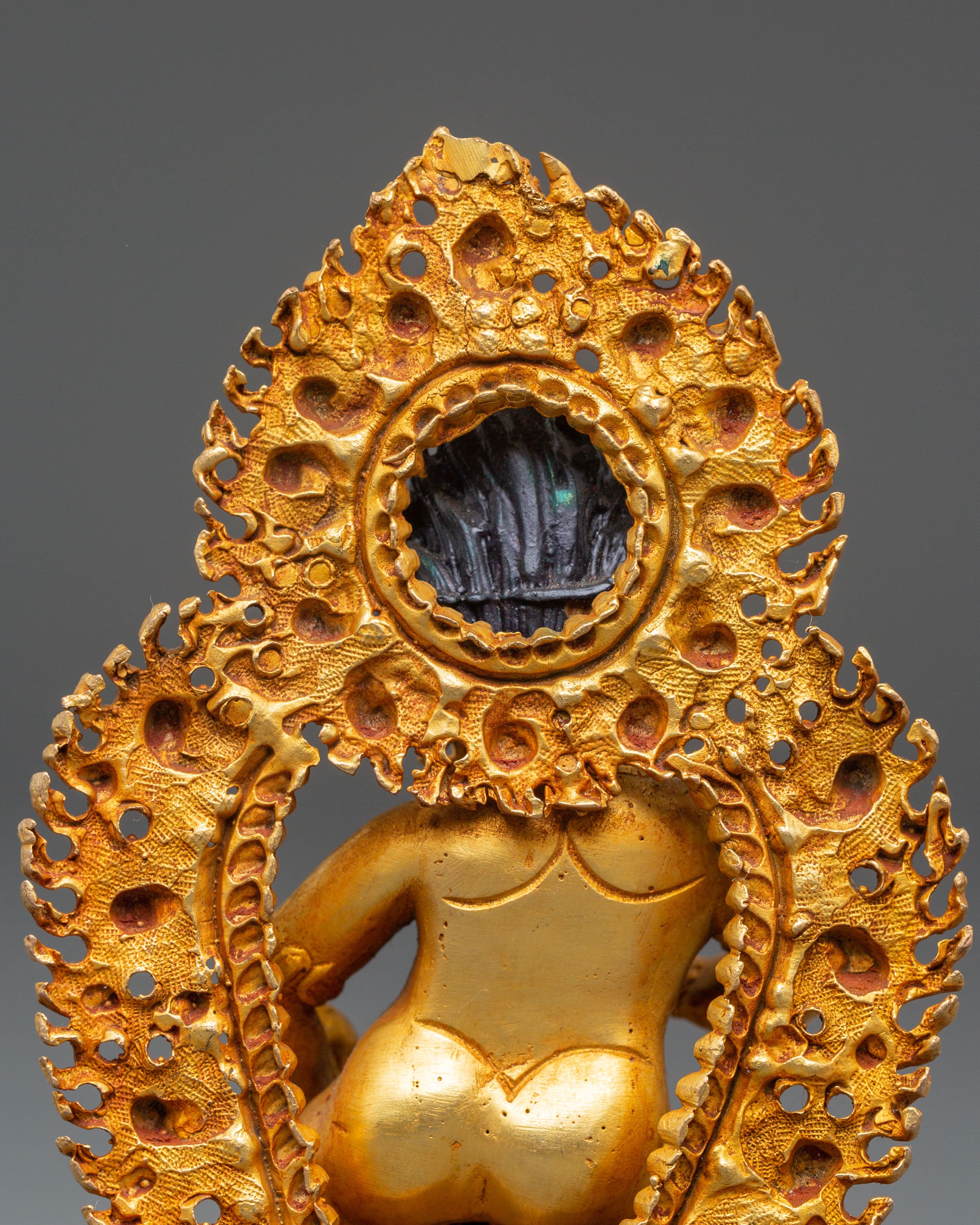 Wealth Guardian Black Dzambhala Statue | Himalayan Handcrafted Artwork