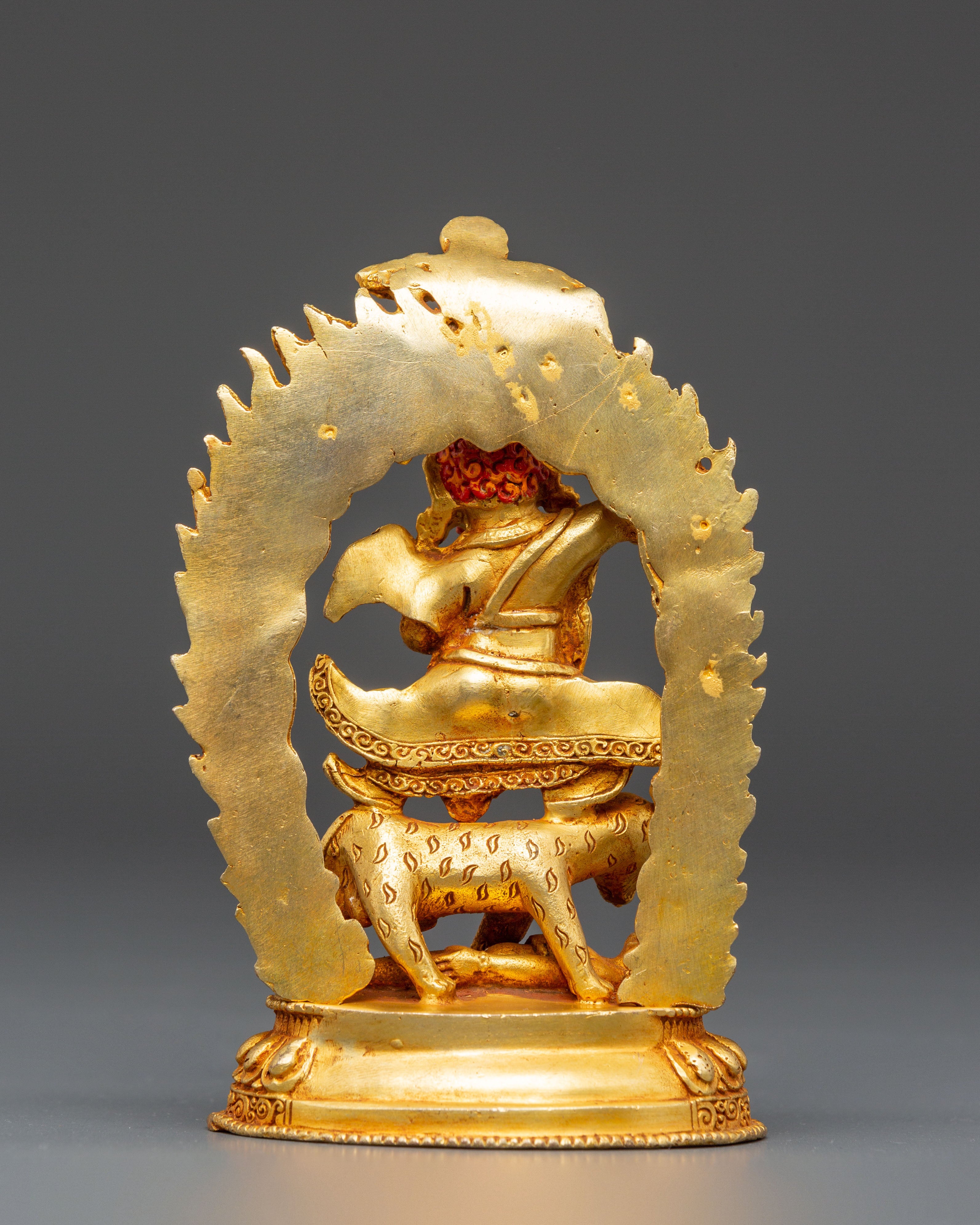 Golden Dorje Drolo Statue | Fierce Protector of the Dharma