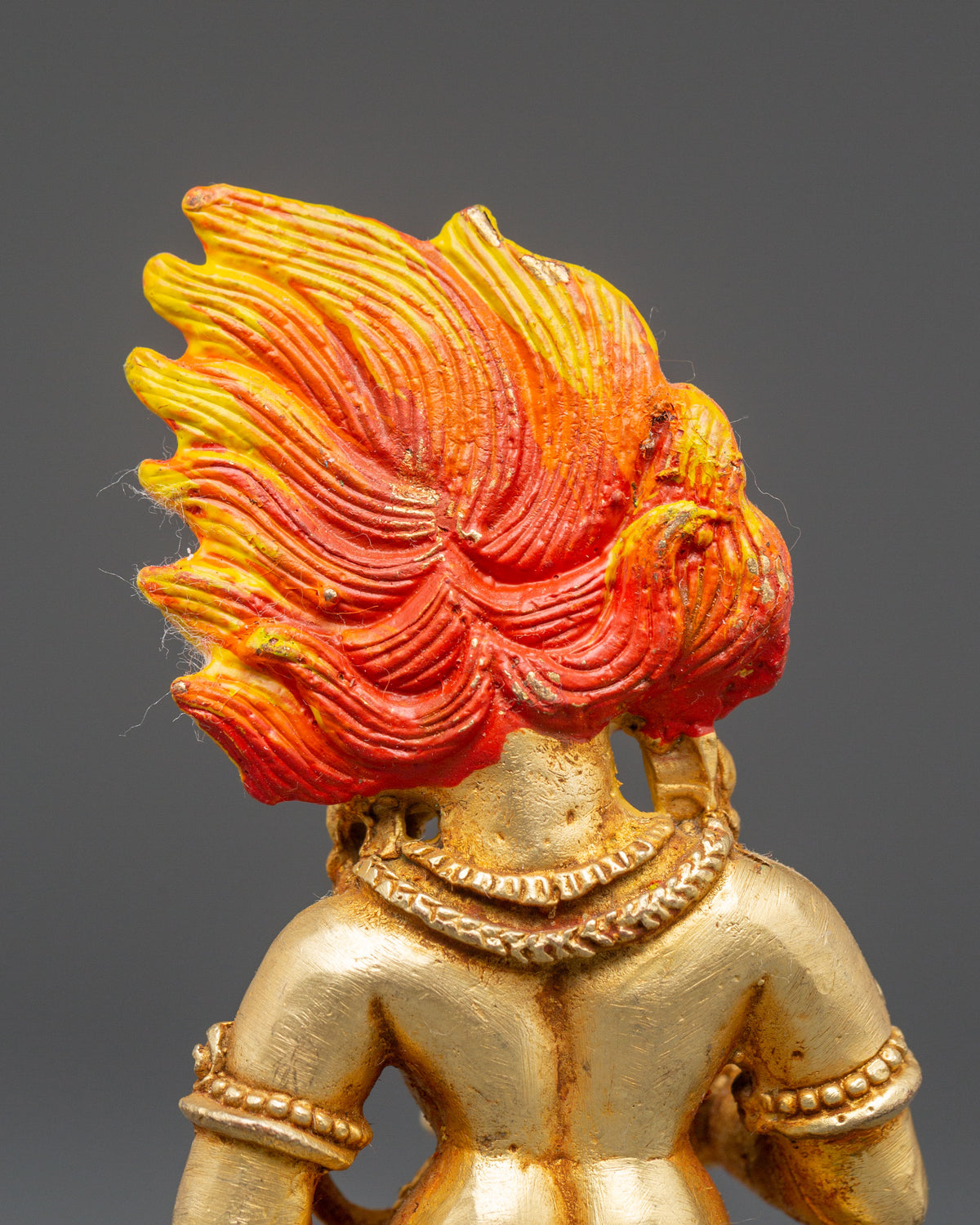 Golden Wealth Guardian Black Dzambhala Statue | Protection and Dharma Artwork