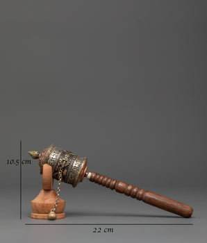 Tibetan Buddhist  Mani Prayer Wheel | Symbol of Peace and Compassion