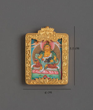 Wealth Deity Dzambhala Locket | Symbols of Prosperity and Protection
