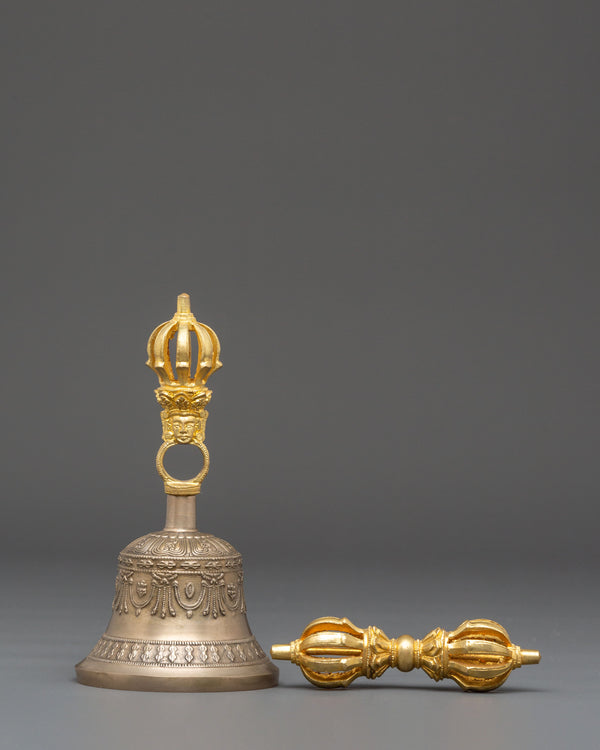 Bell and Vajra for Ritual Ceremonies | Symbol of Wisdom and Compassion