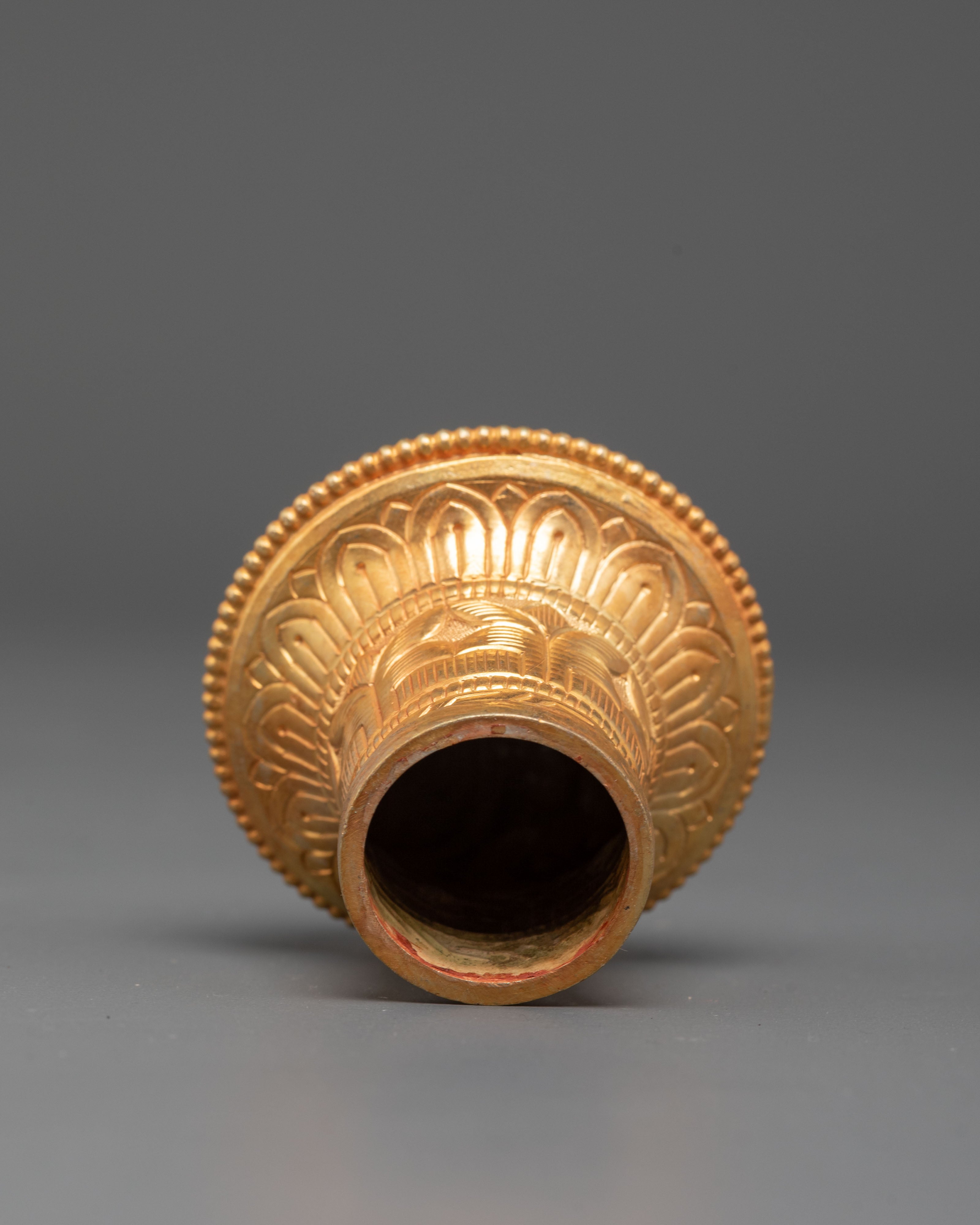 Handmade Brocade Stick Cap | Buddhist Accessory with Dragon Motif