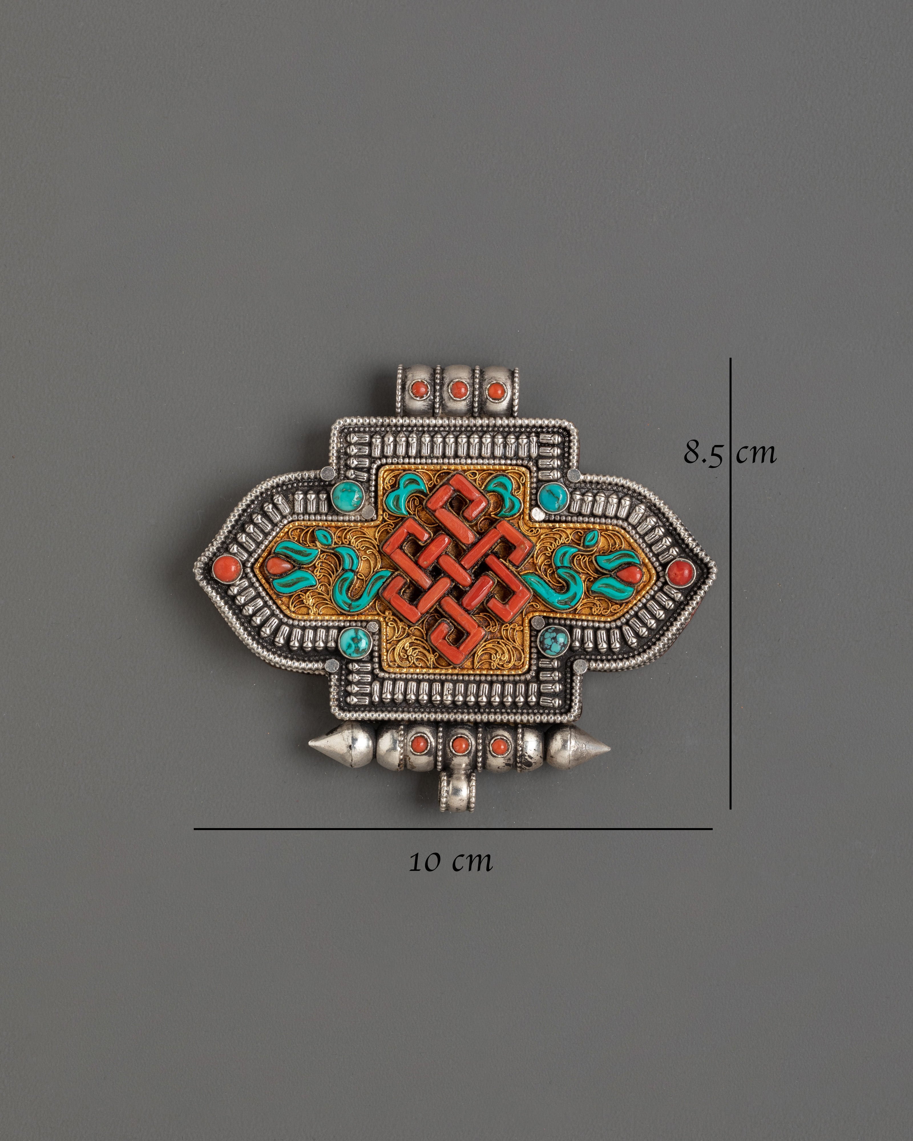 Handmade Spiritual Ghau Box Locket | Symbol of Spiritual protection