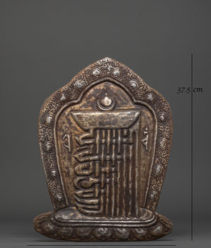 Handmade Tibetan Kalachakra Iron Wall Hanging | Buddhist Protection Wall Art