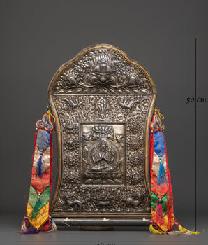Handmade Chenrezig Wall Hanging | Iron Body with Sacred Motifs