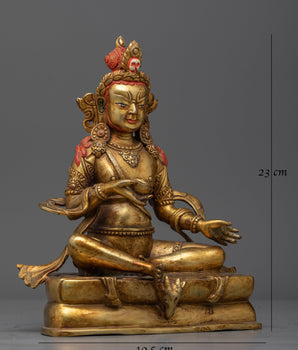 Tilopa Antique Gold-Gilded Statue | A Beacon of Mahamudra Lineage