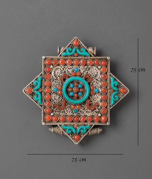 Flower Ghau Locket | Spiritual Healing Amulet