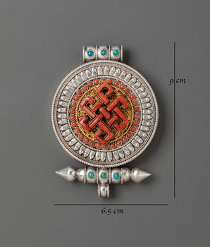 Buddhist Tibetan Ghau Box Locket | Symbol of Compassion
