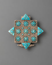 Ghau Protective Jewelry | Turquoise Locket