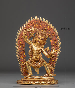 Handcrafted Ekajati Statue | Tibetan Buddhist Protector Deity