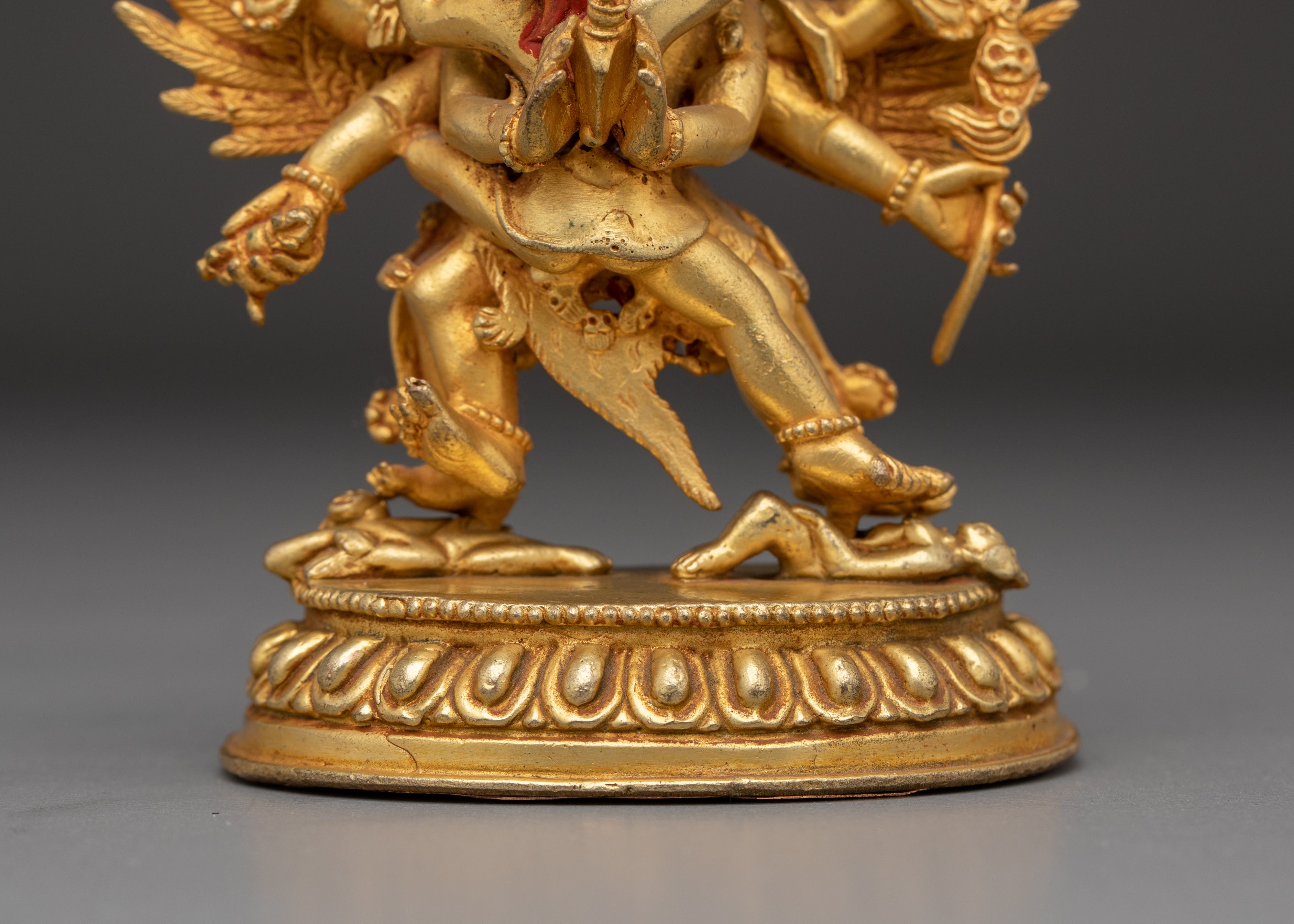 Tibetan Vajrakilaya Protector Statue | Sacred Buddhist Deity
