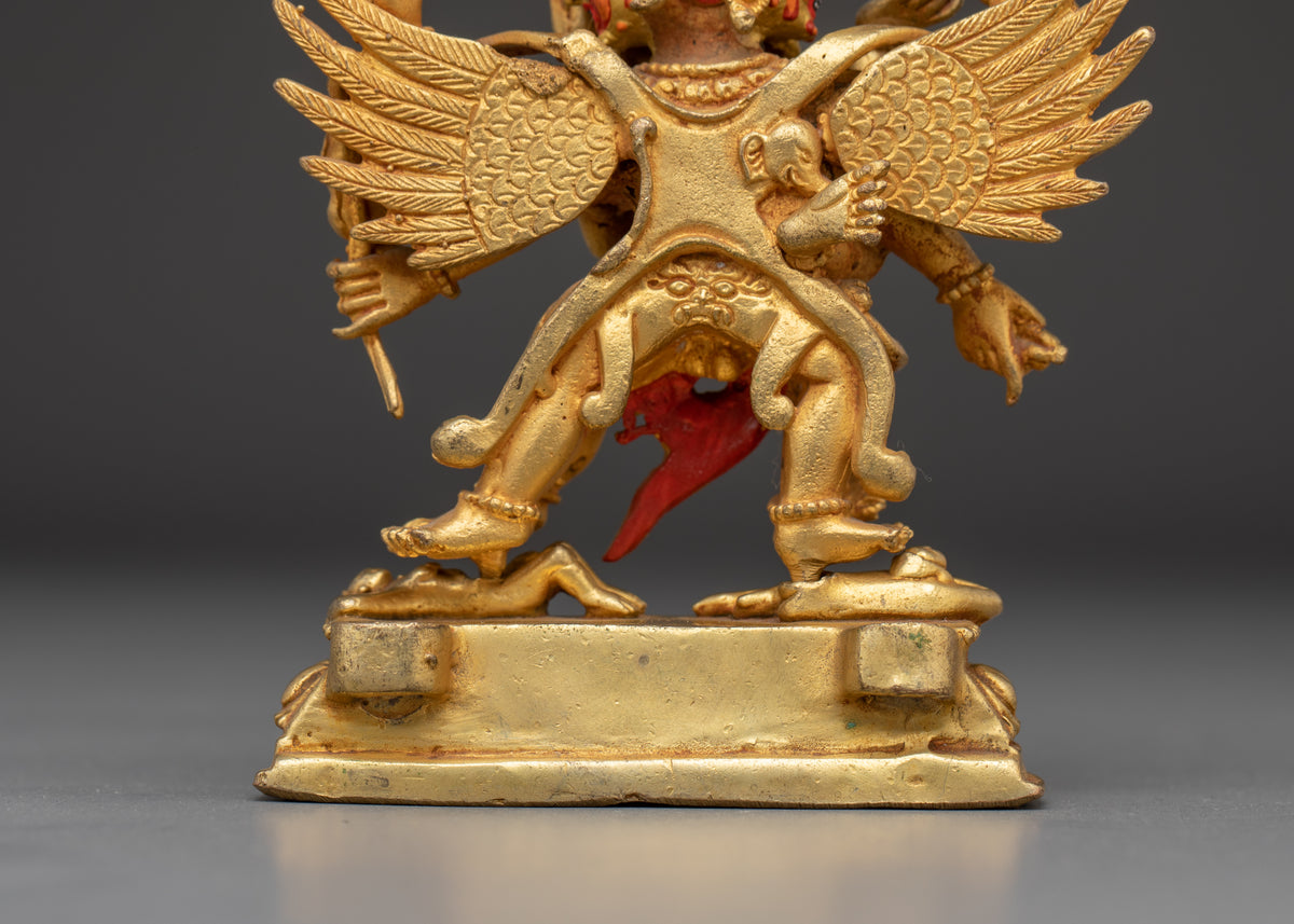Tibetan Vajrakilaya Protector Statue | Sacred Buddhist Deity