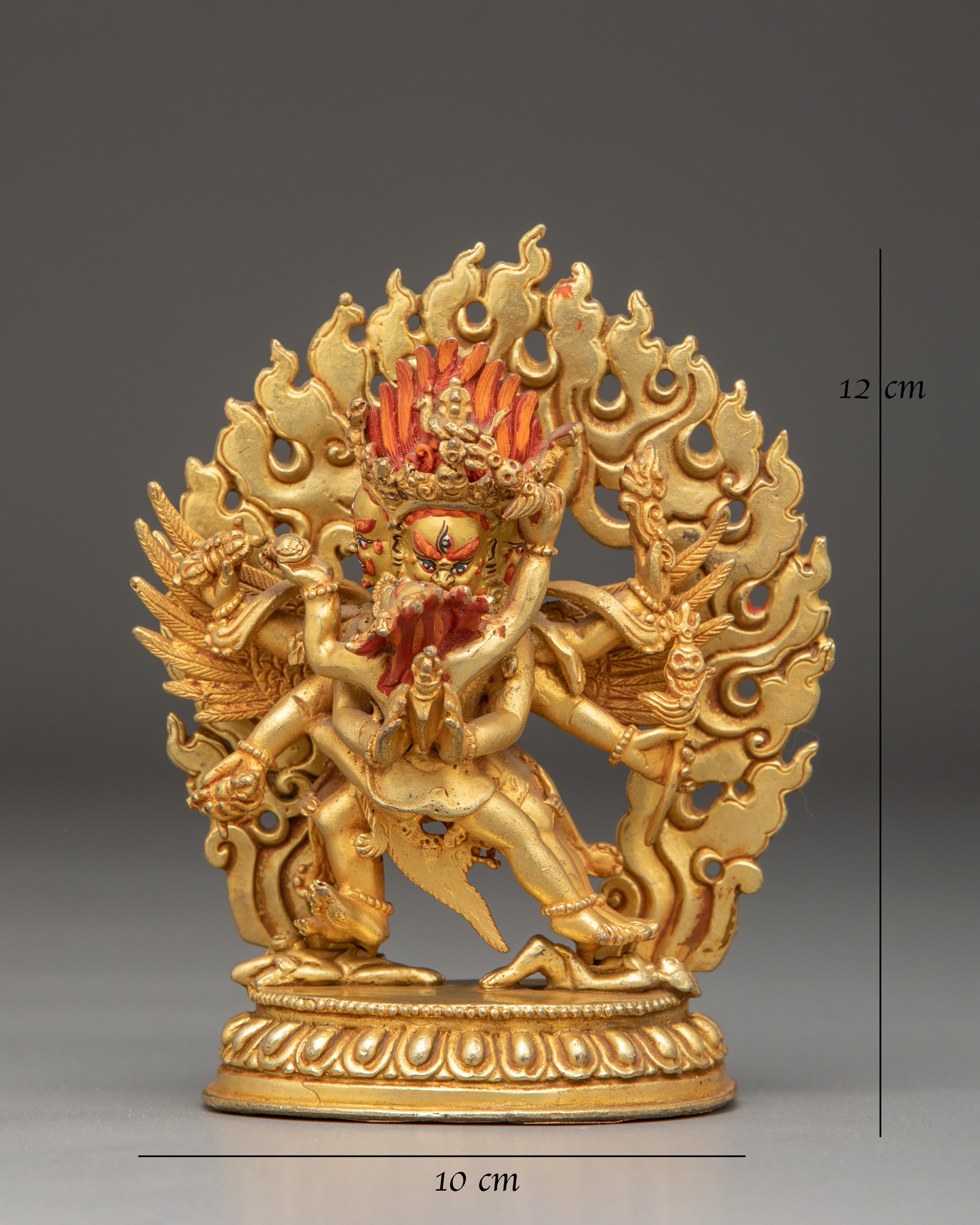 Tibetan Vajrakilaya Protector Statue | Sacred Buddhist Deity
