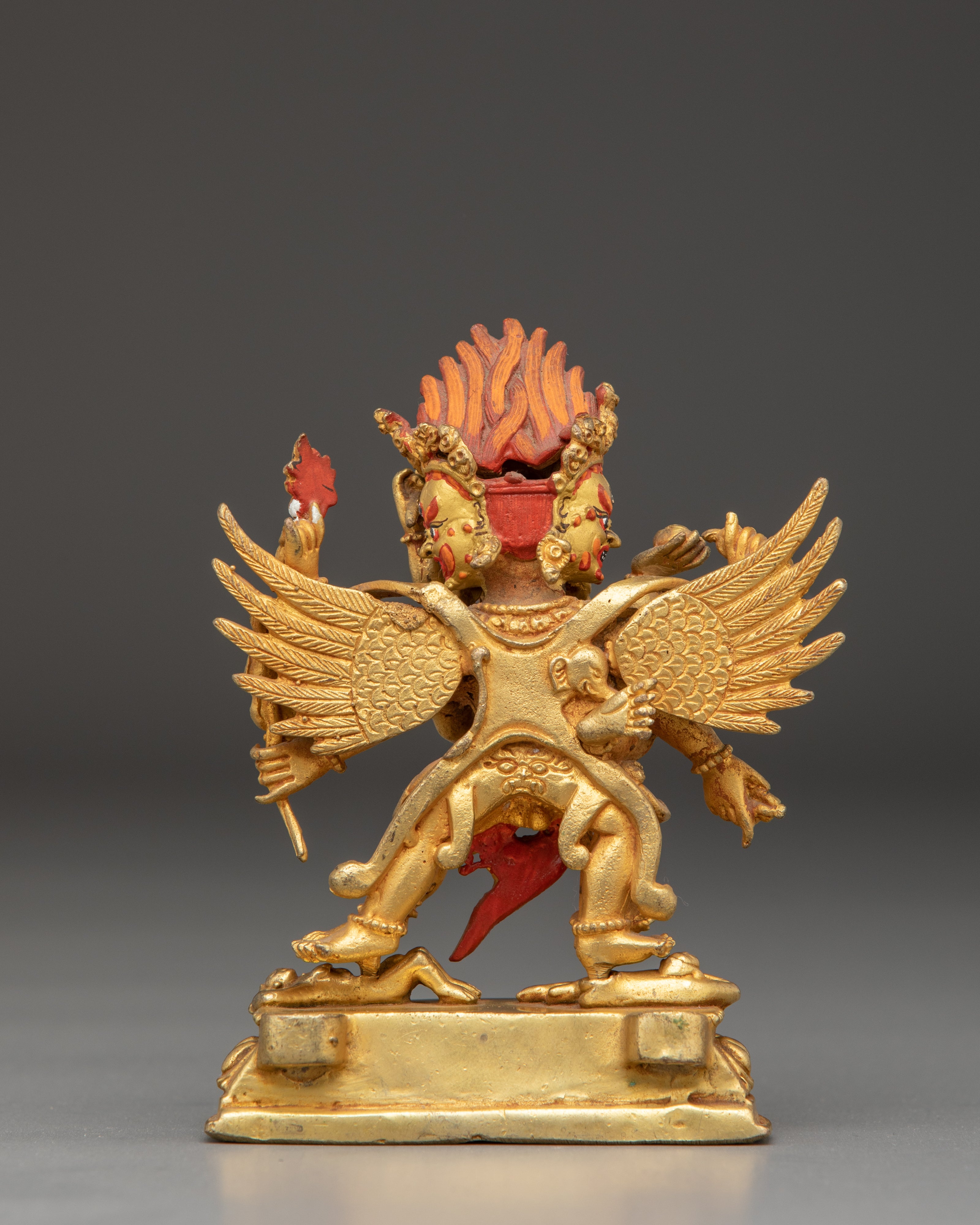 Tibetan Vajrakilaya Protector Statue | Sacred Buddhist Deity