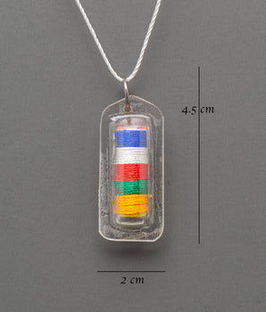 Tibetan Protection Amulet | Five-Color Buddhist Butti