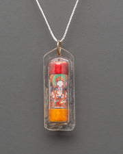 Handcrafted Chenrezig Pendant | Sacred Amulet for Blessings and Protection