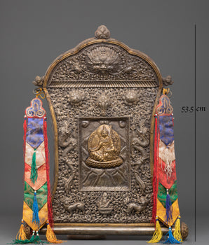 Guru Rinpoche Iron Wall Hanging | Tibetan Metalwork