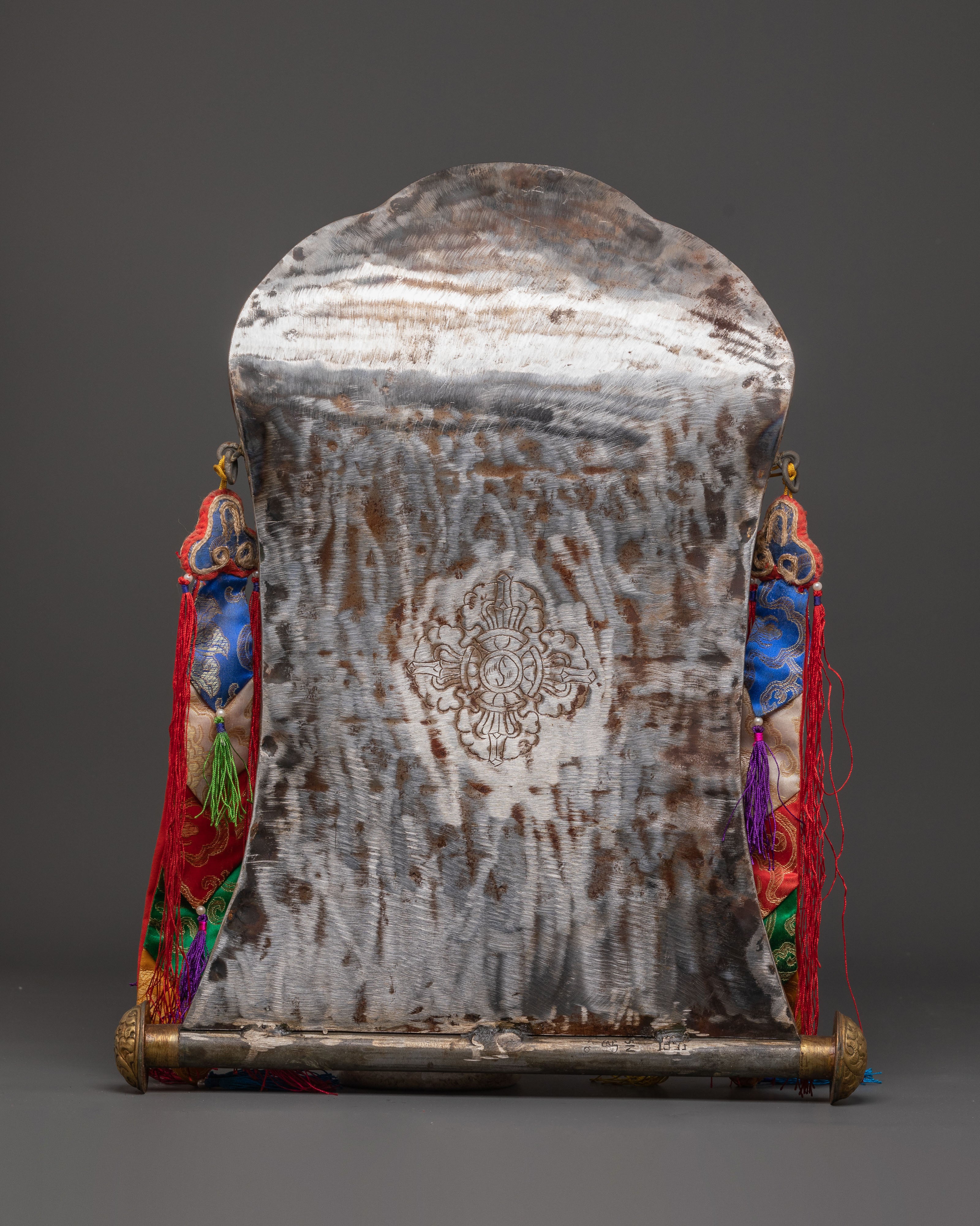 Handcrafted Dzambhala Metal Thangka | Spiritual Tibetan Buddhist Art