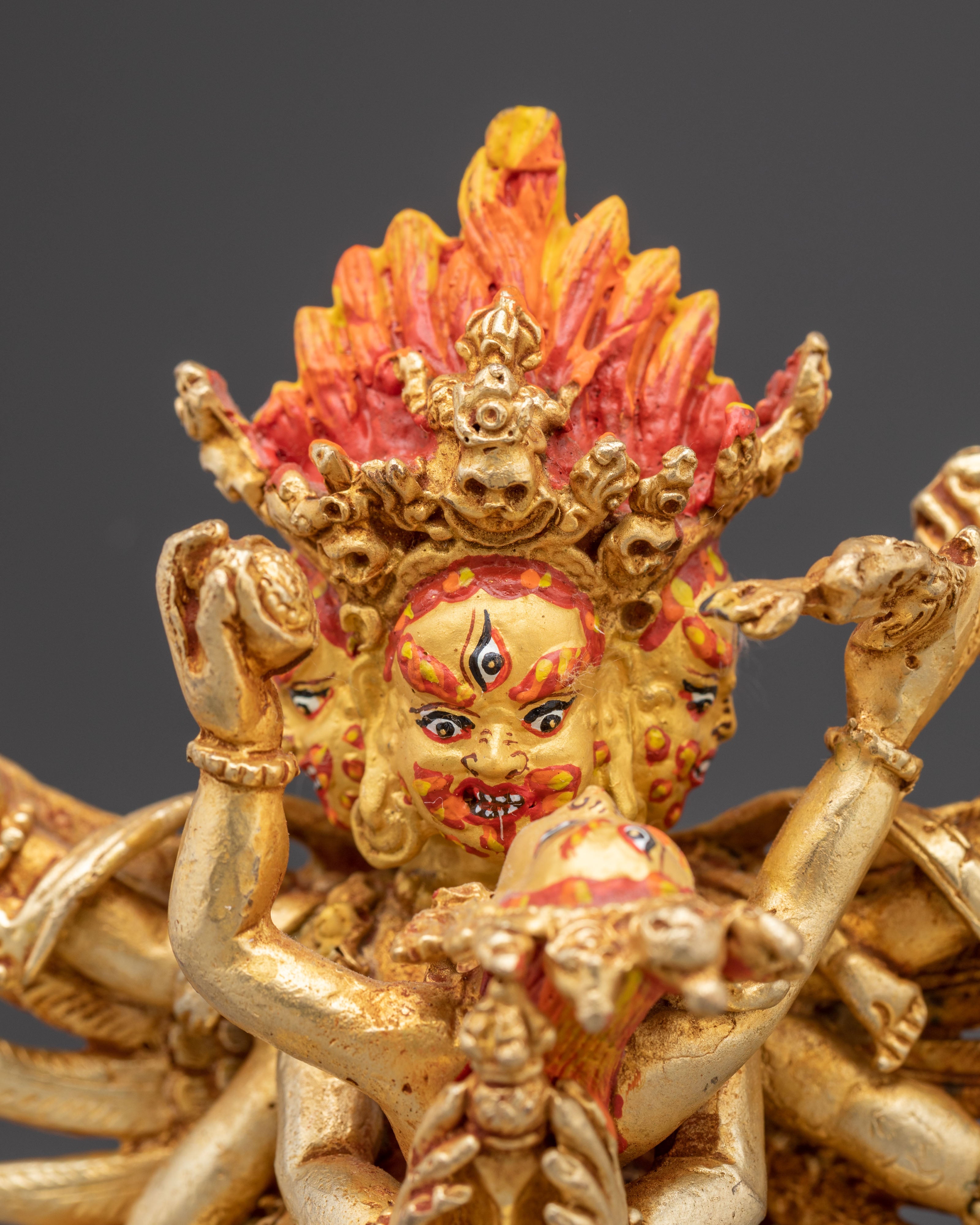 Vajrakilaya Statue for Protection | Sacred Tibetan Deity