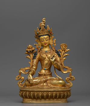 white-tara-handmade-gold-gilded
