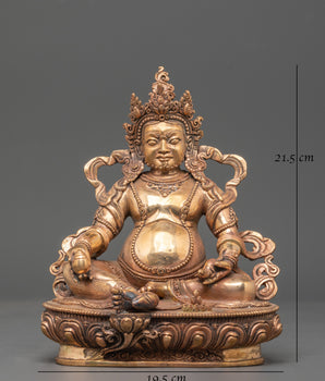 Himalayan Wealth Deity Dzambhala Statue | Symbol of Wealth