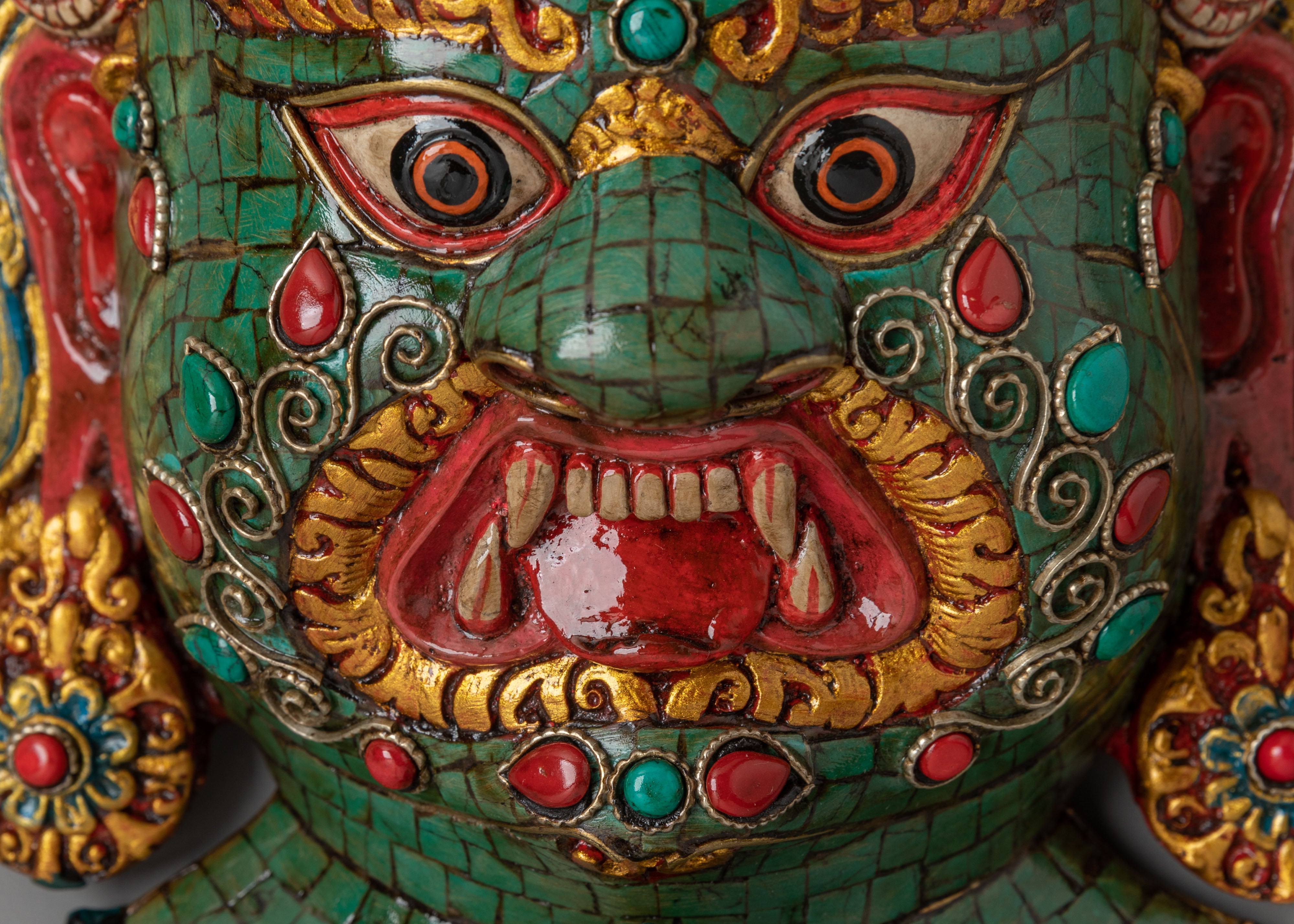 Bhairav Wall Hanging | Wall Hanging for Spiritual Protection
