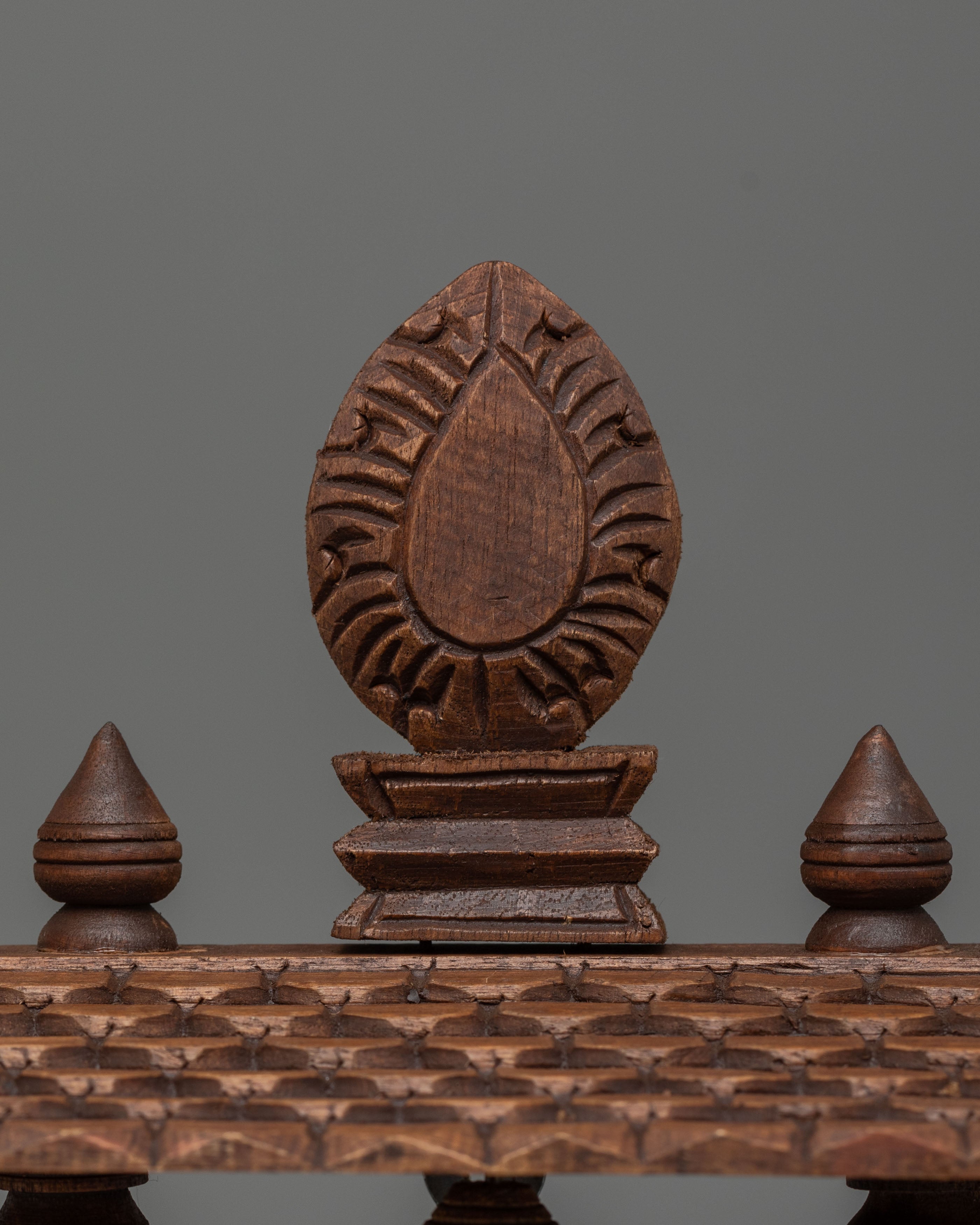 Traditional Tibetan Wooden Prayer Wheel | Handcrafted Mantra Meditation Tool