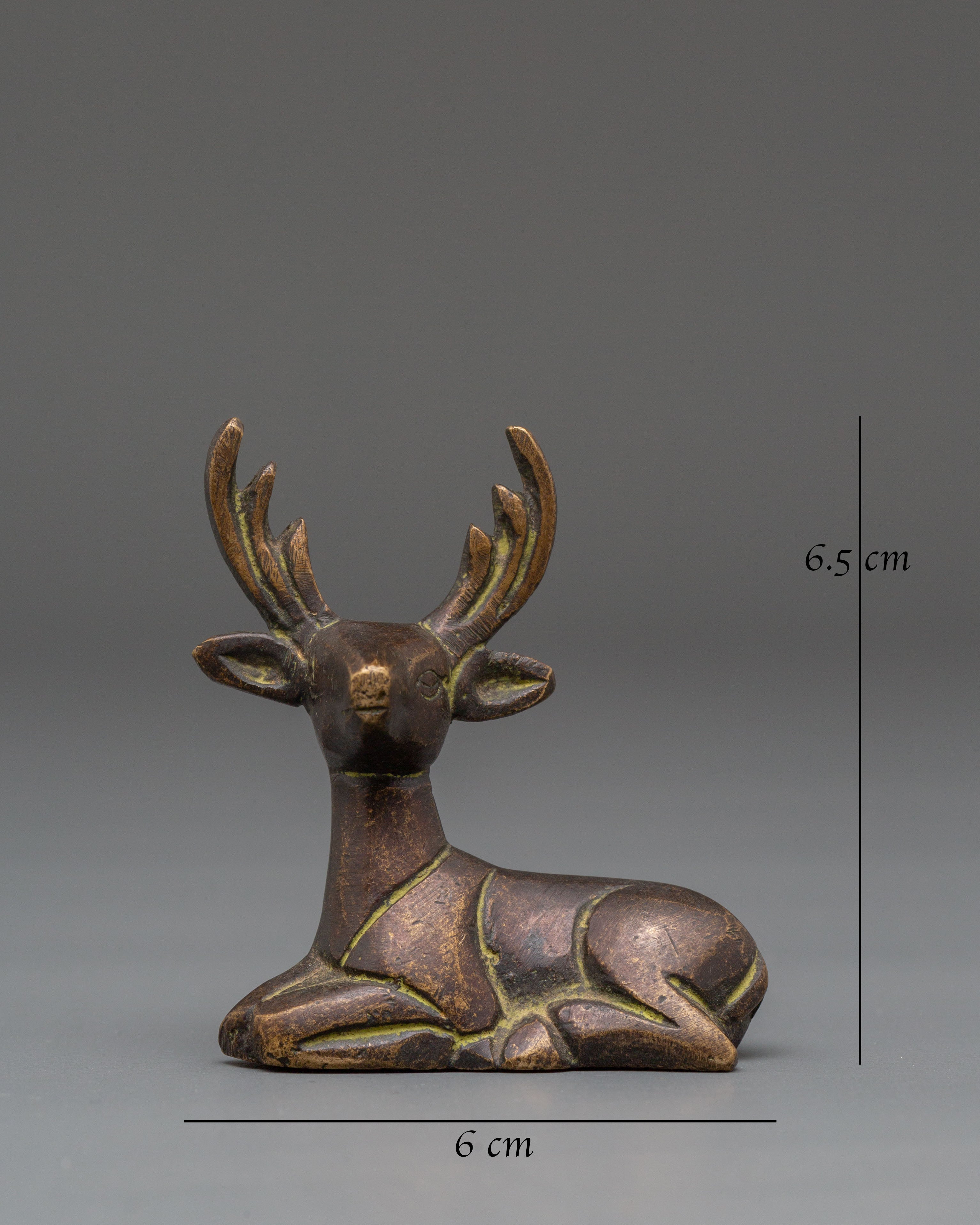 Himalayan Deer Sculpture | Spiritual Home and Altar Decor