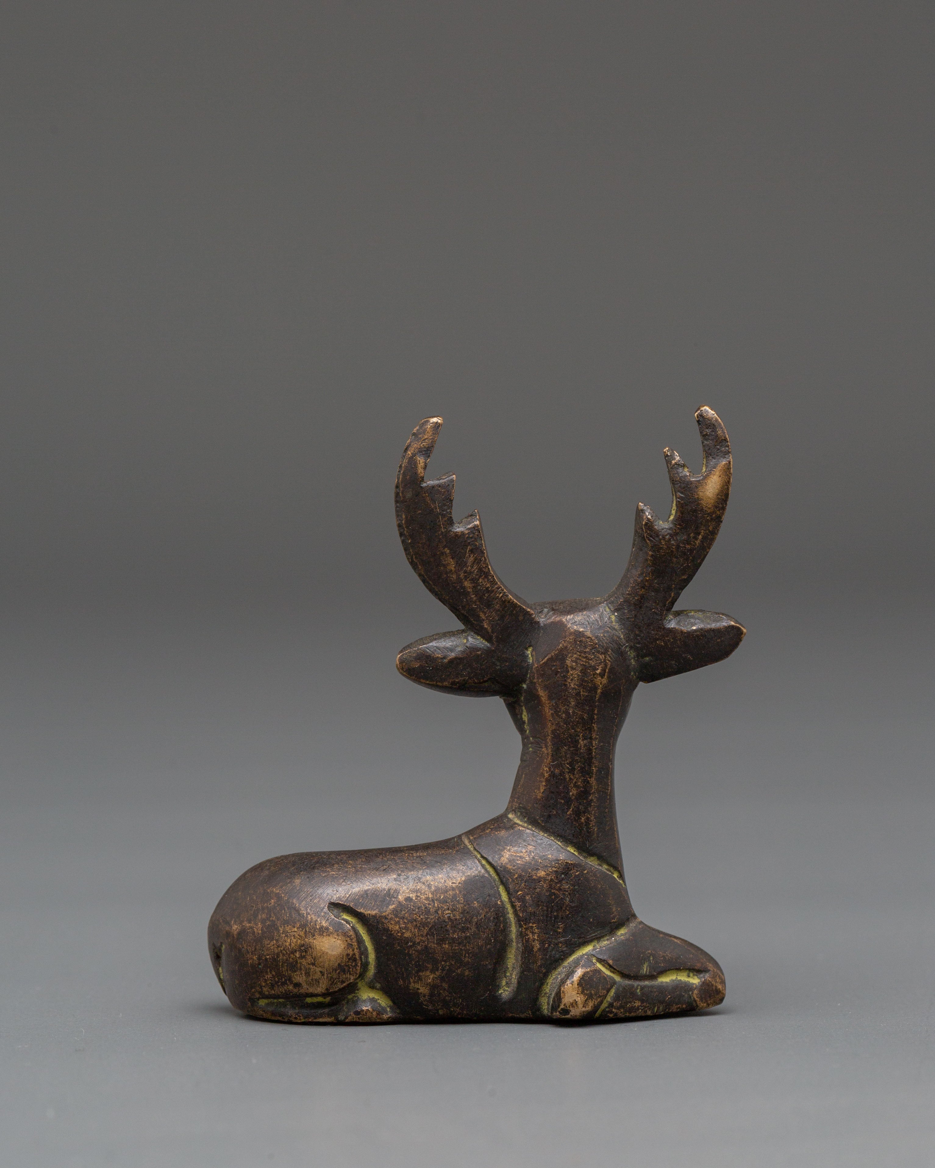 Himalayan Deer Sculpture | Spiritual Home and Altar Decor