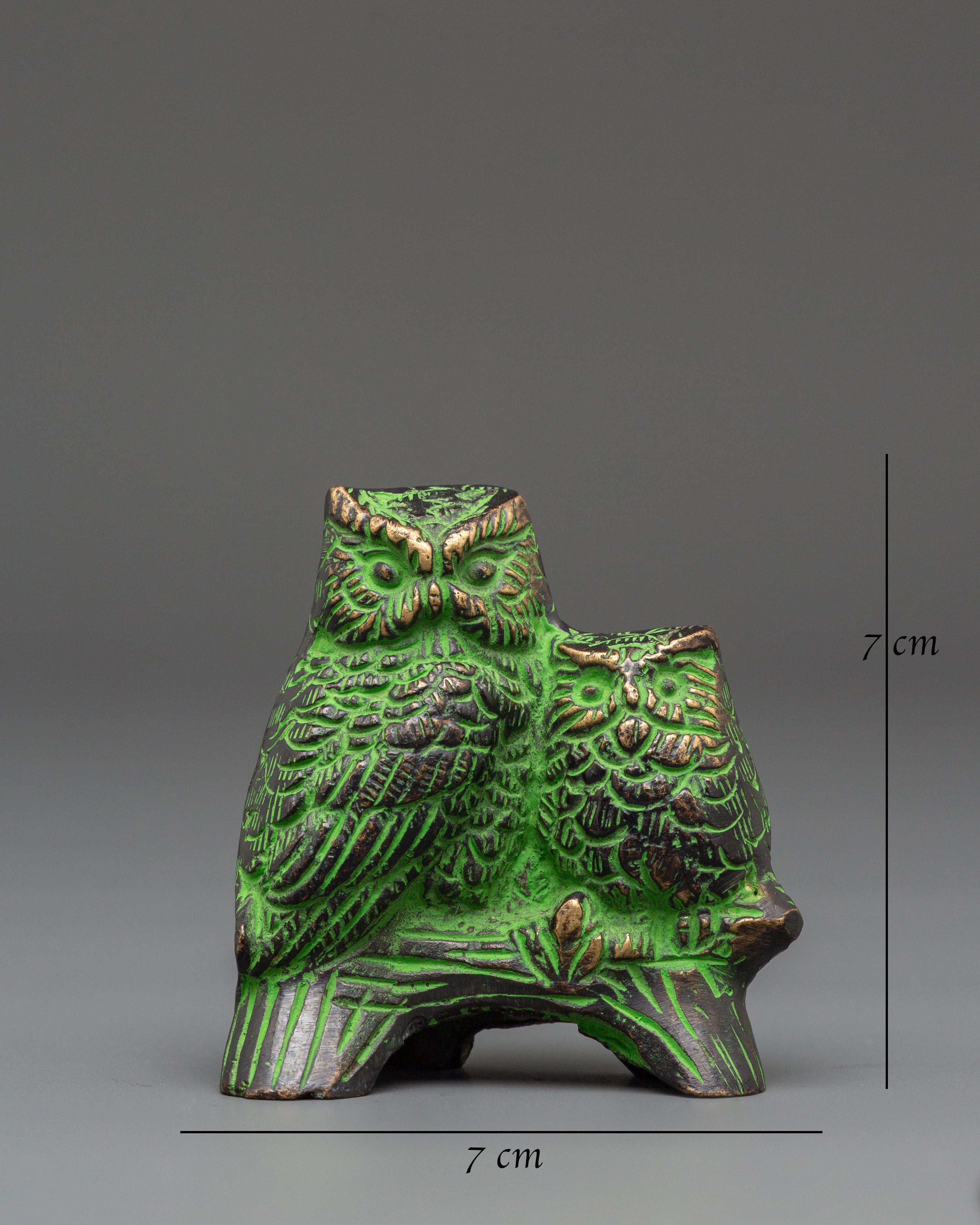 Decorative Himalayan Owl Figure | Altar Decor Art