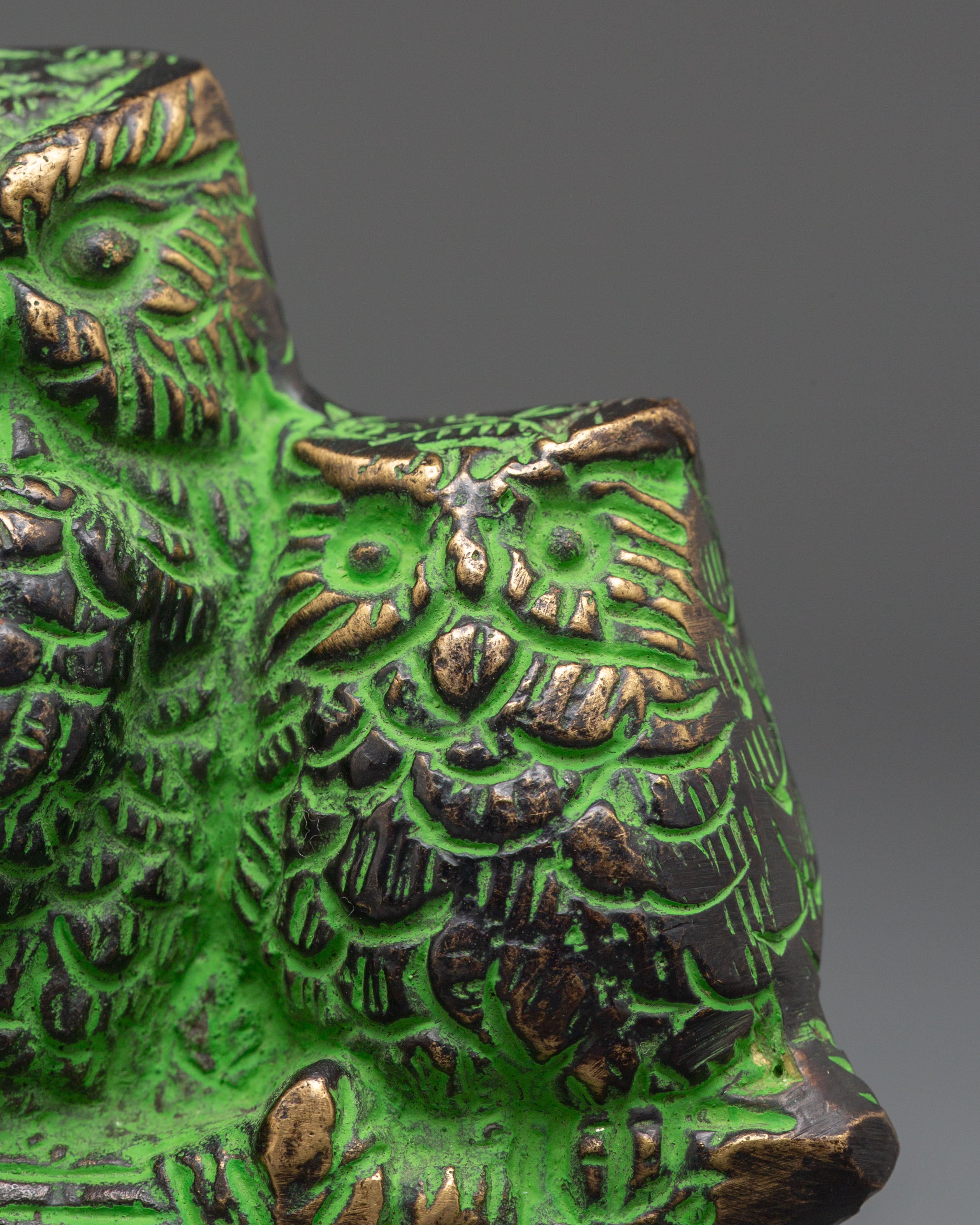 Decorative Himalayan Owl Figure | Altar Decor Art