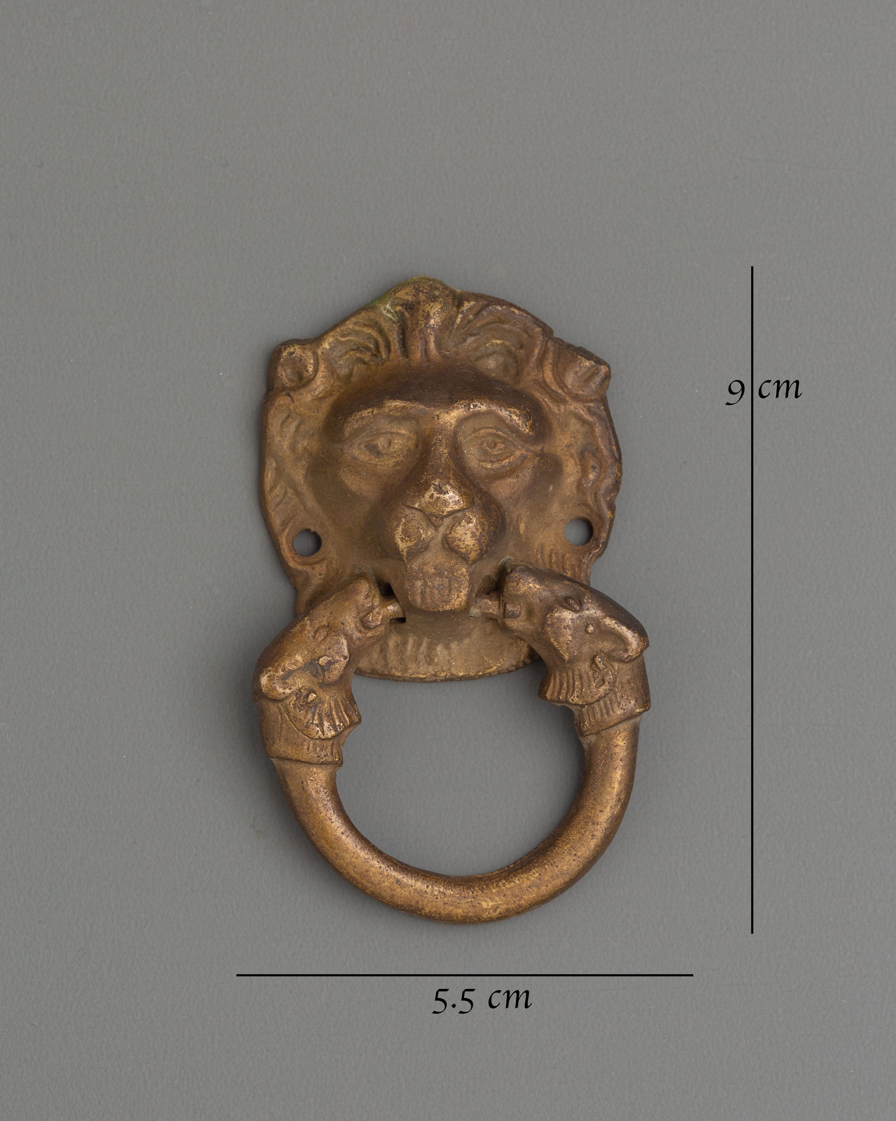 Lion Motif Door Knocker | Symbol of Strength