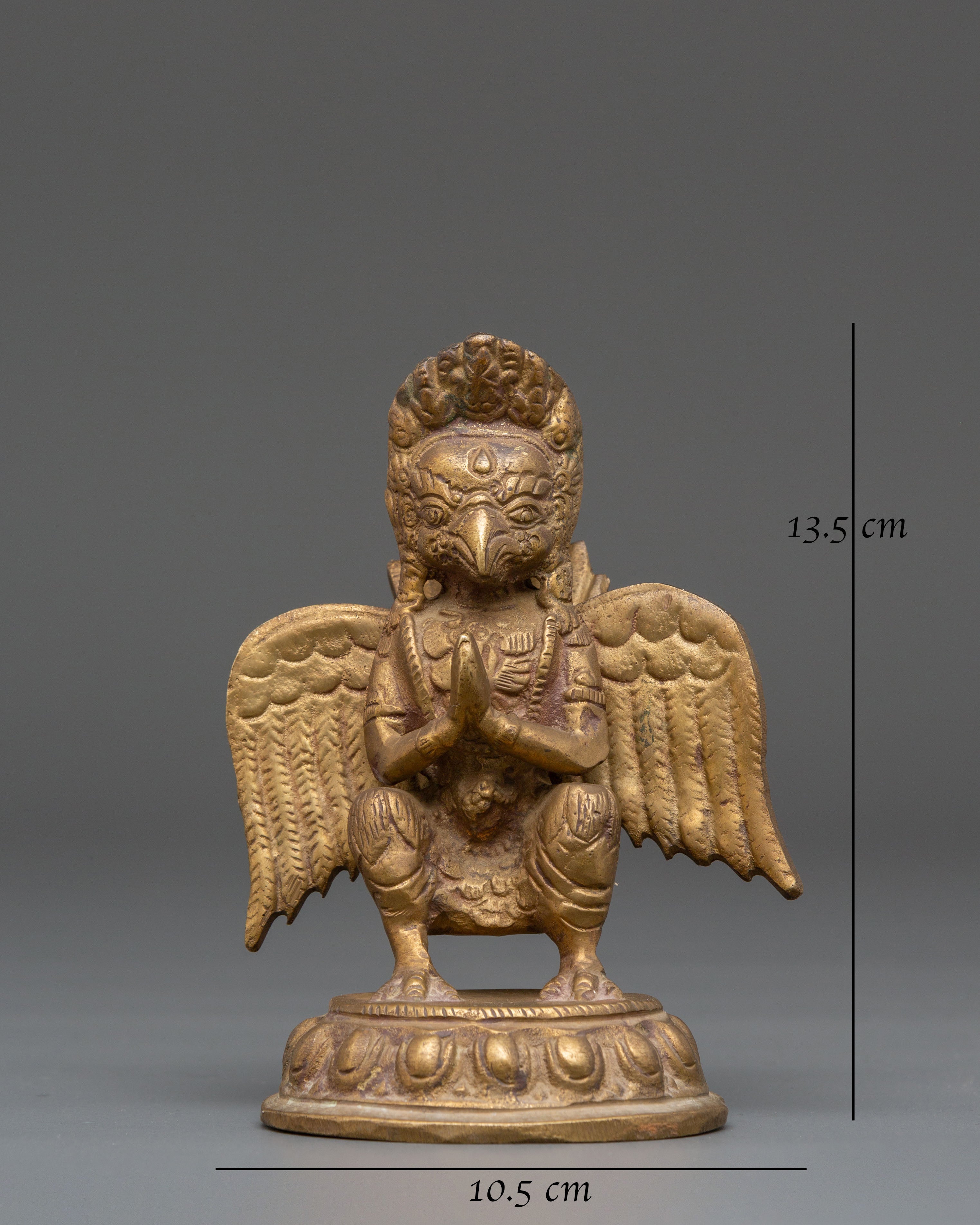 Handcrafted Garuda Candle Holder | Hindu Buddhist Deity Altar Decor